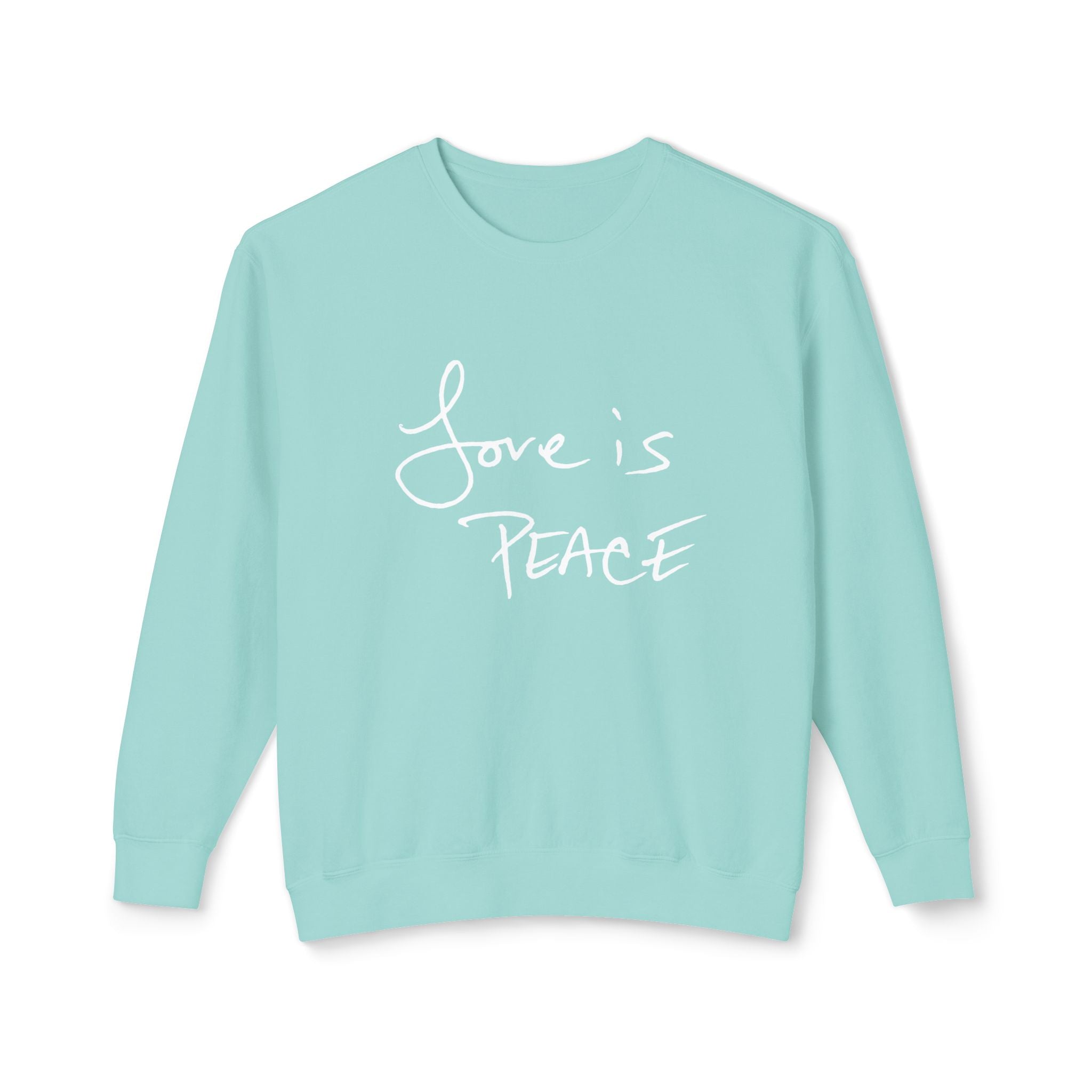 Love is Peace Activewear Crewneck Pullover Sweatshirt
