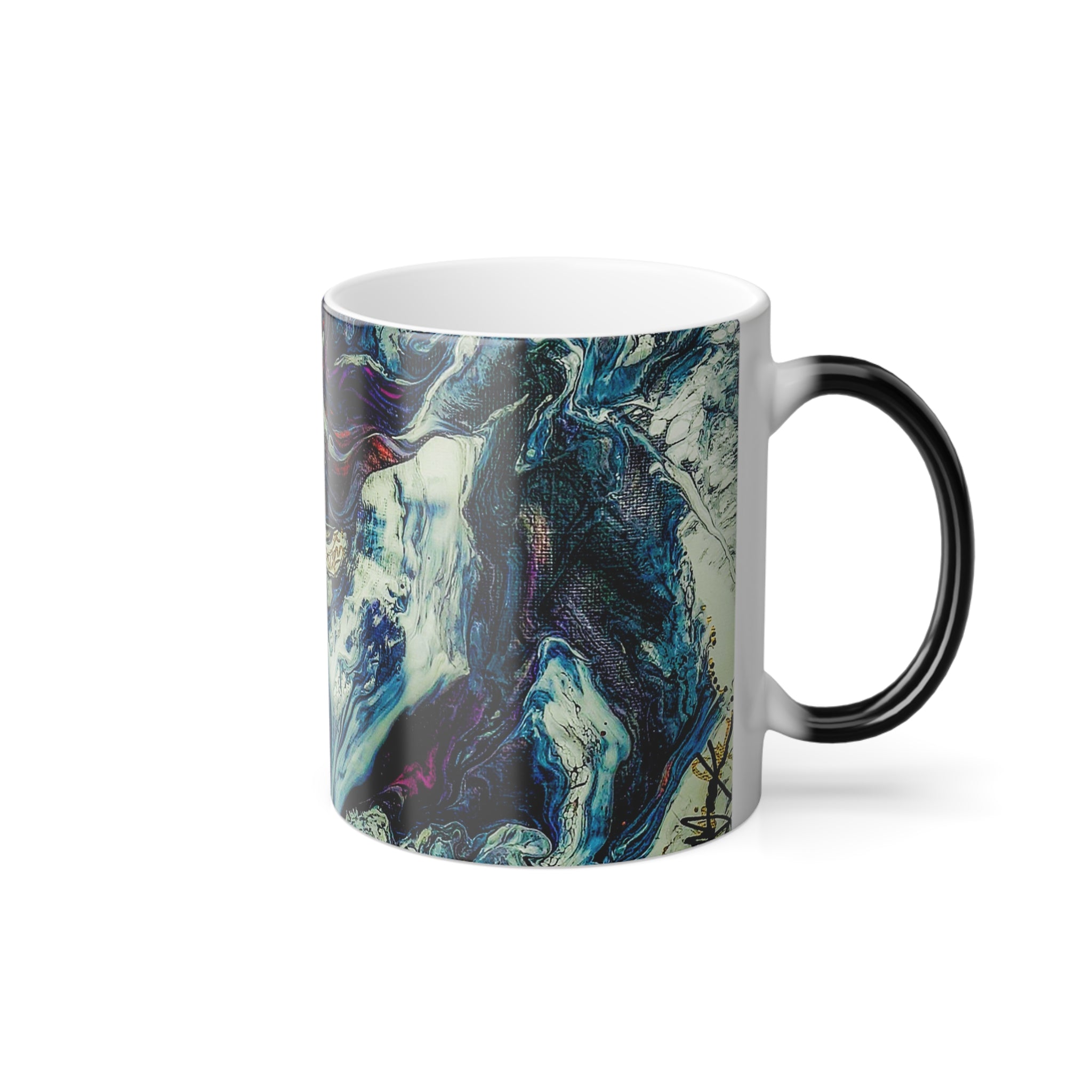 Color Changing Contemporary Abstract Coffee Mug
