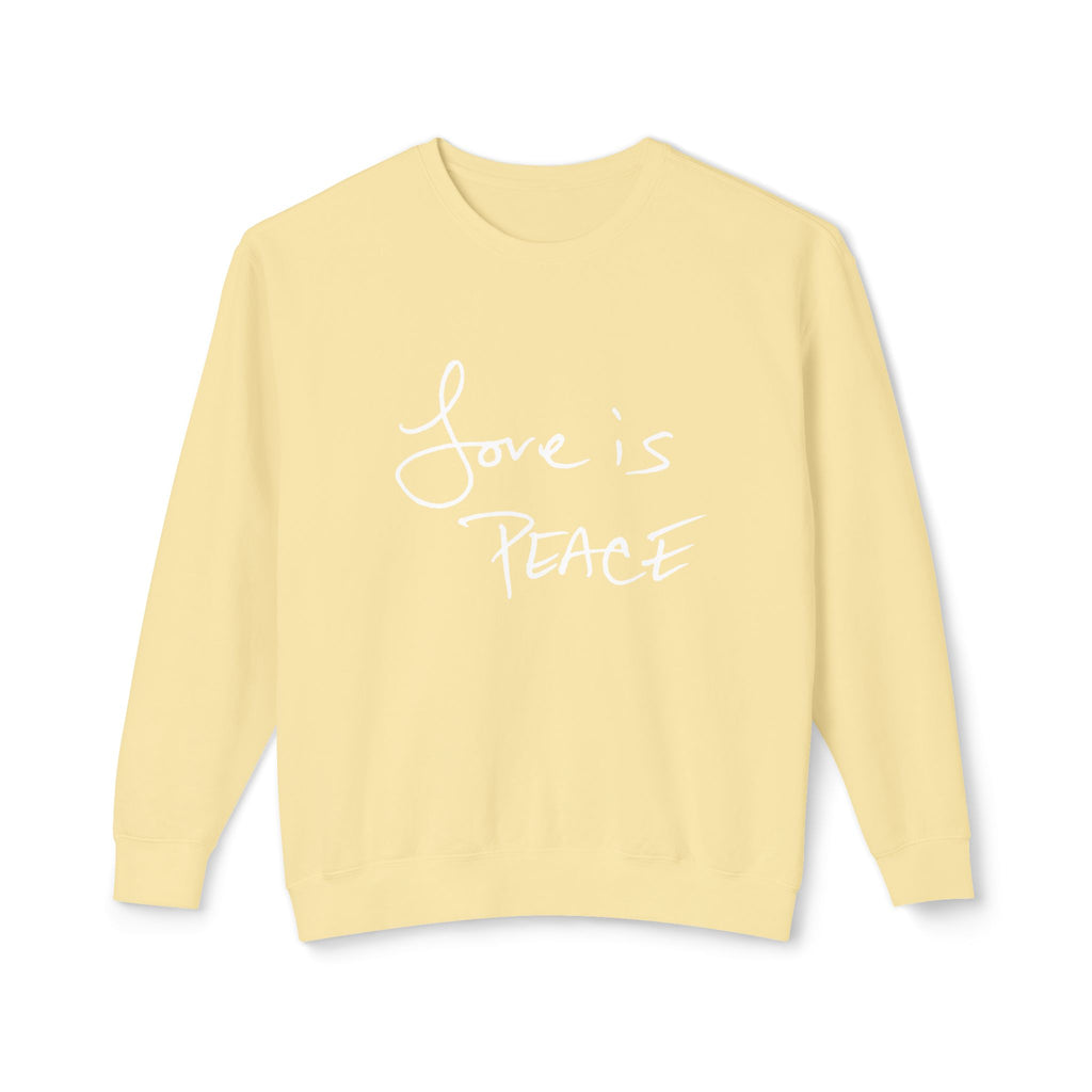 Love is Peace Activewear Crewneck Pullover Sweatshirt