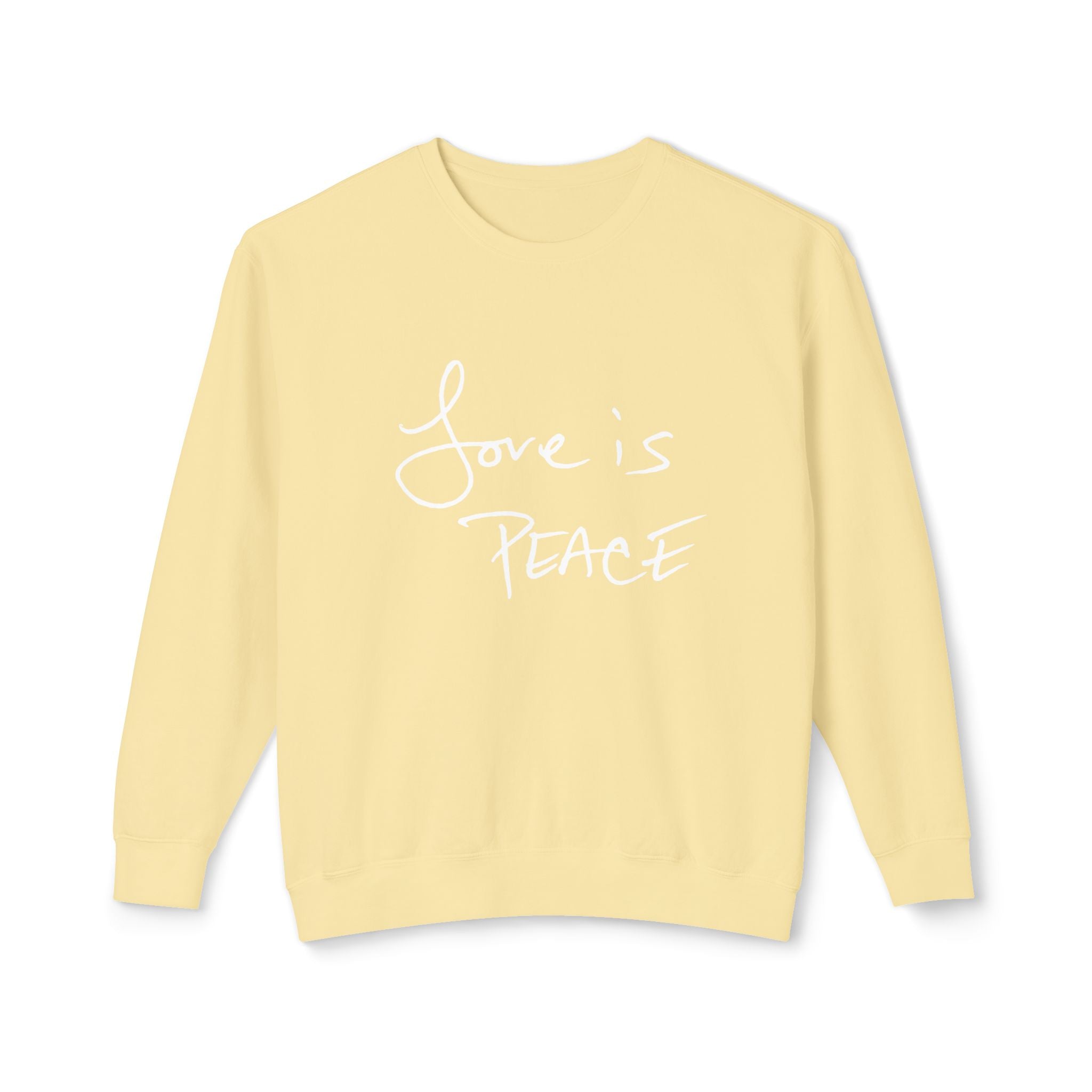 Love is Peace Activewear Crewneck Pullover Sweatshirt