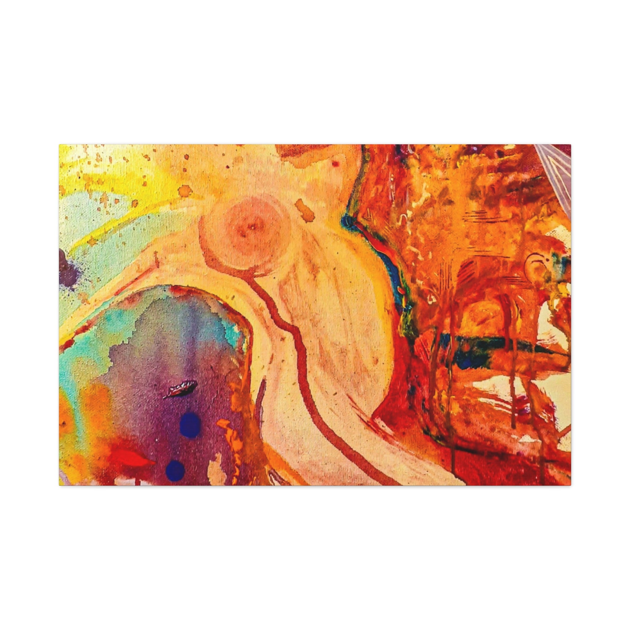 "WWW" Contemporary Abstract Nude Gesture Wall Art