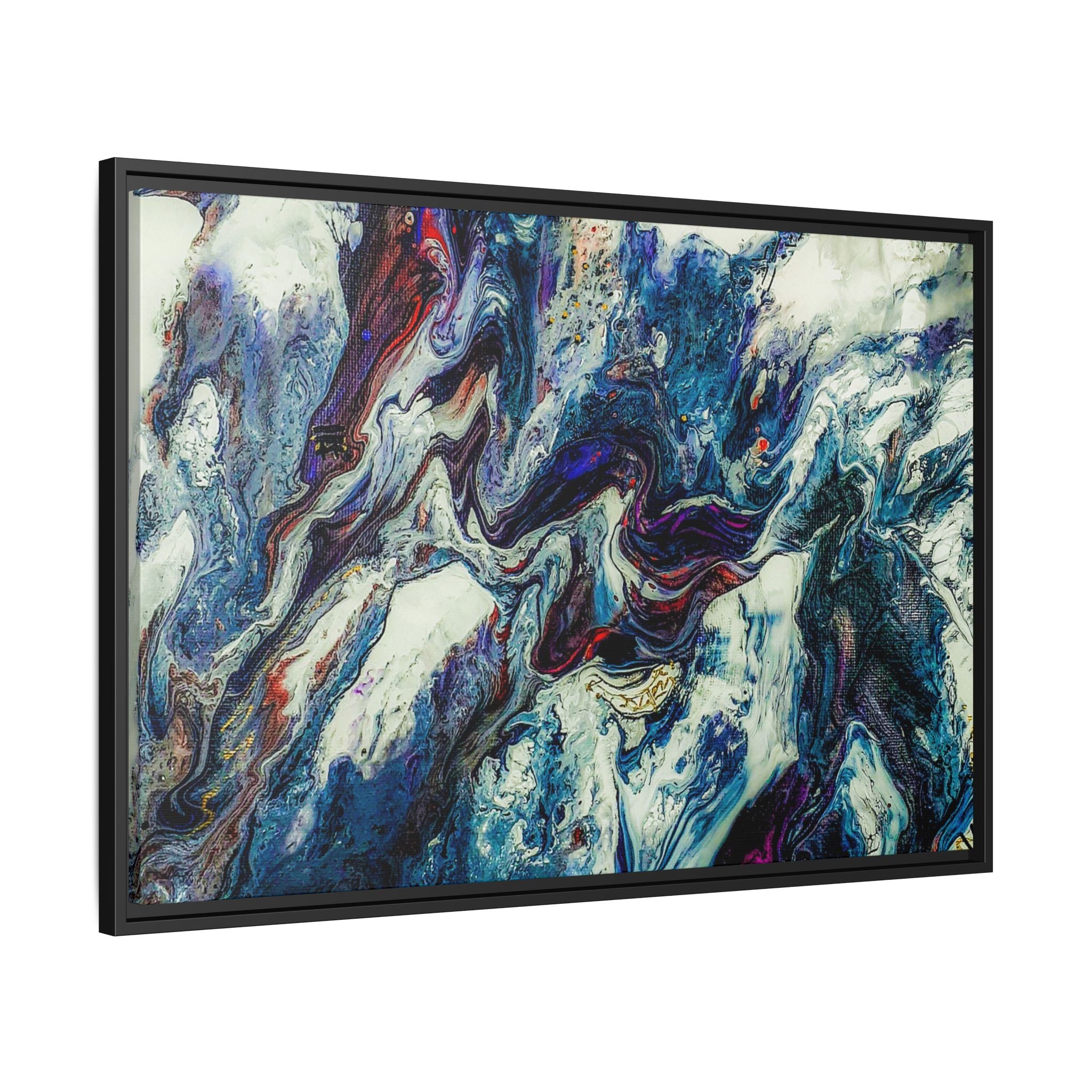 Contemporary Abstract Framed Wall Art Decor