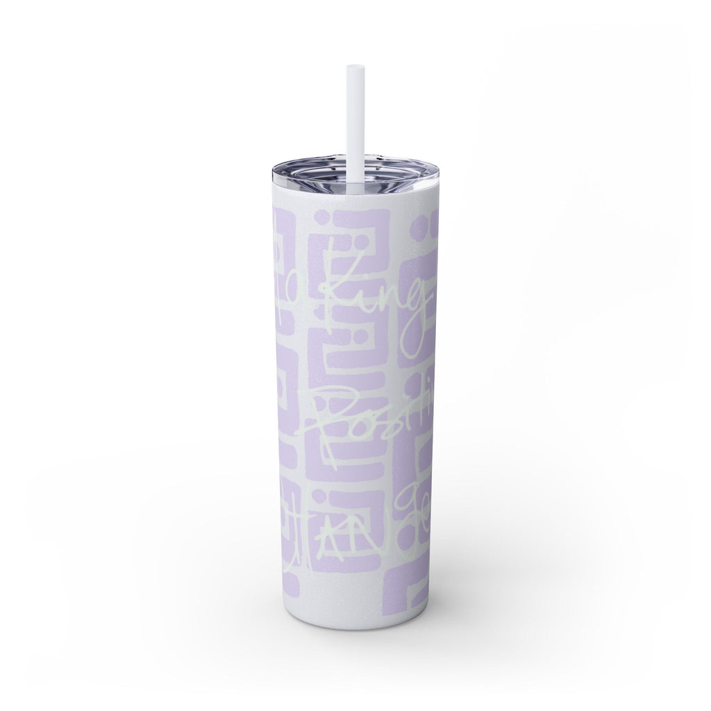 Skinny Tumbler with Straw — Making Positive Changes