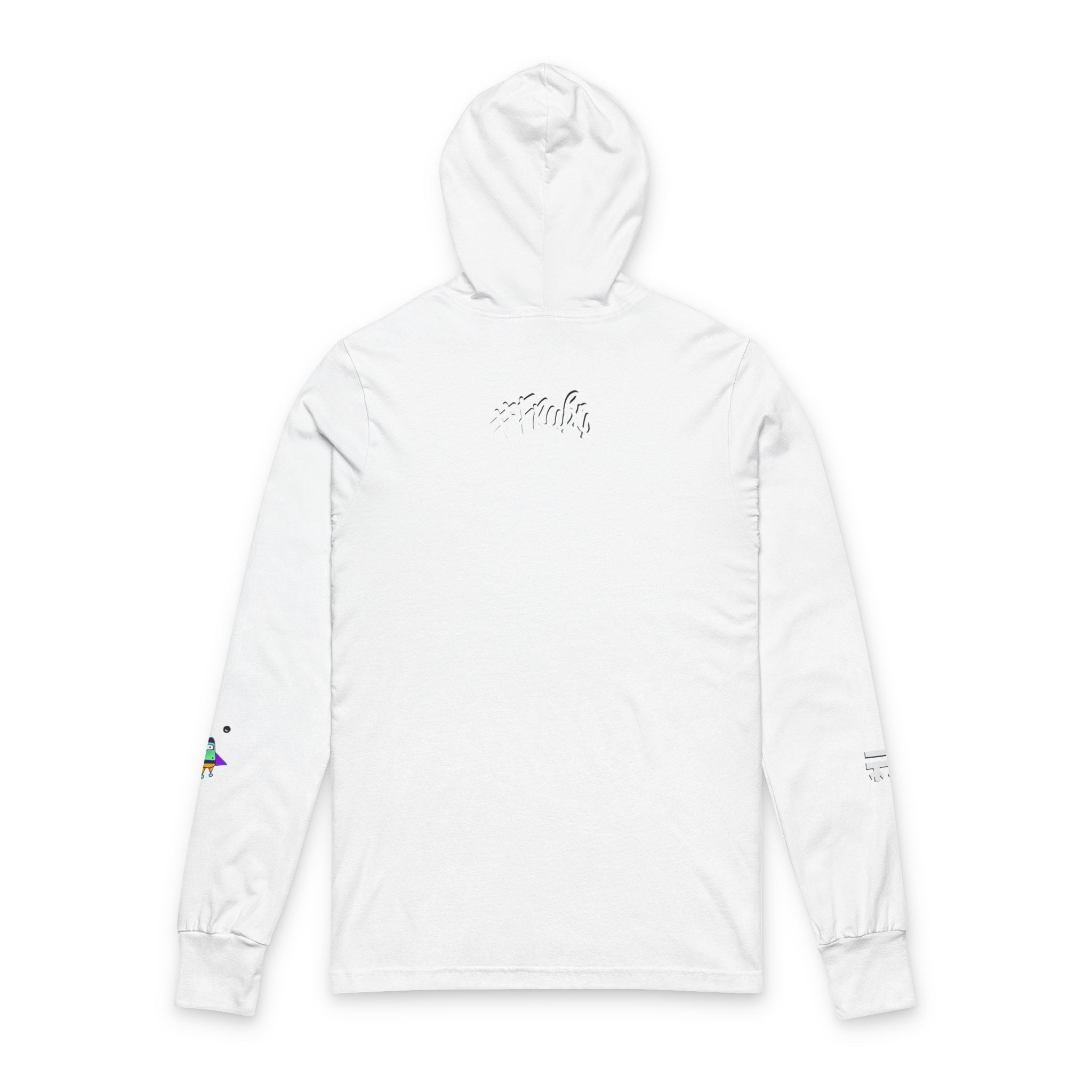Outer Space Graphic Long Sleeve,  Hooded Active Streetwear