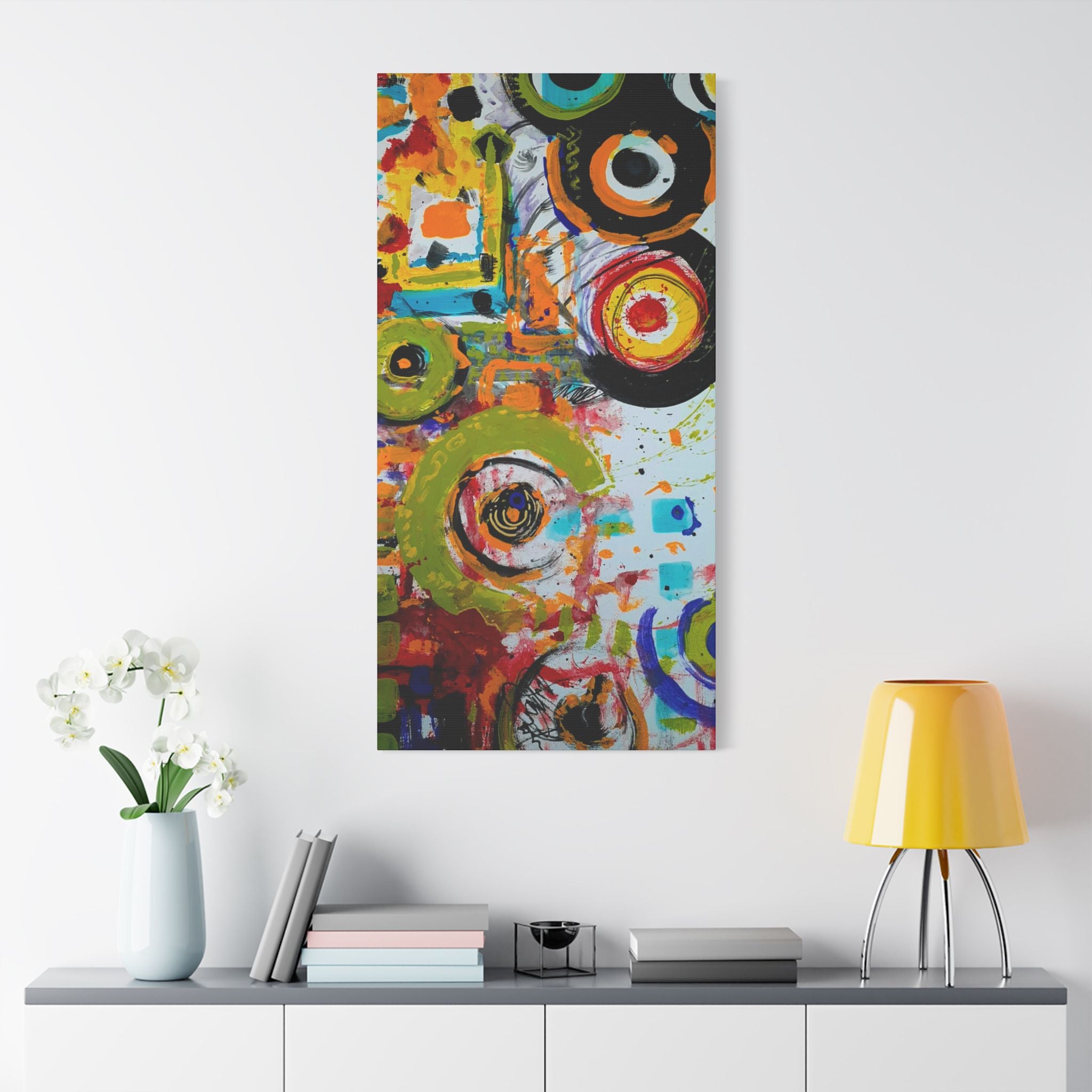 Modern Vibrant Contemporary Abstract Canvas Wall Art