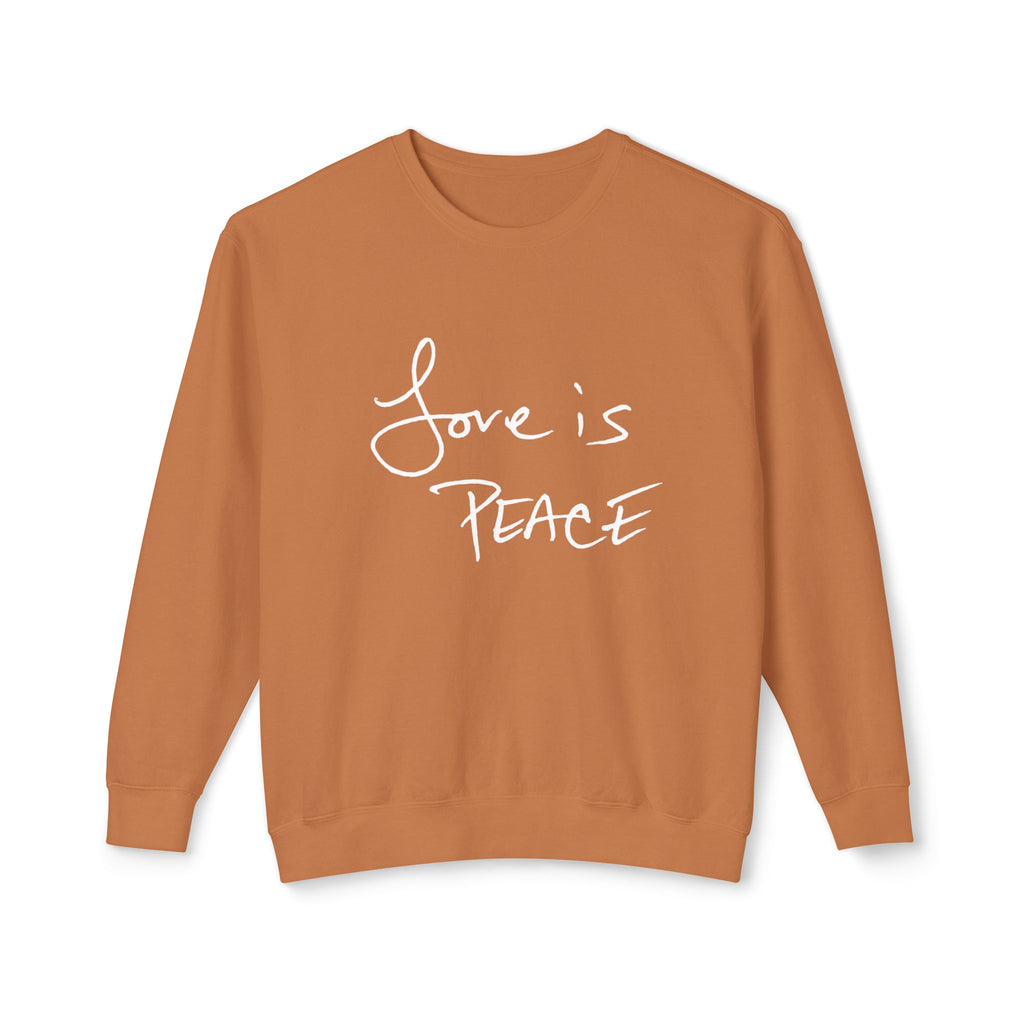 Love is Peace Activewear Crewneck Pullover Sweatshirt