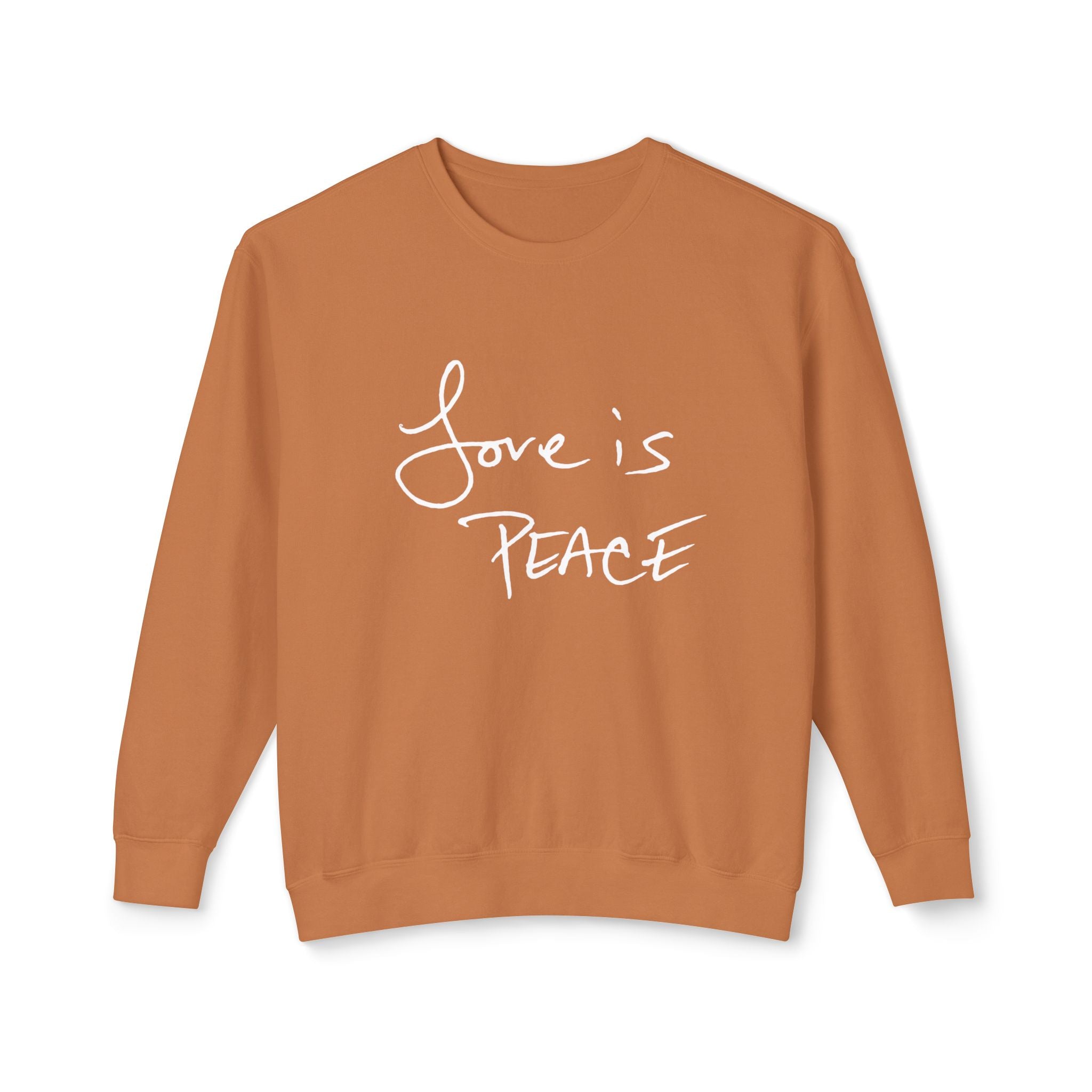 Love is Peace Activewear Crewneck Pullover Sweatshirt