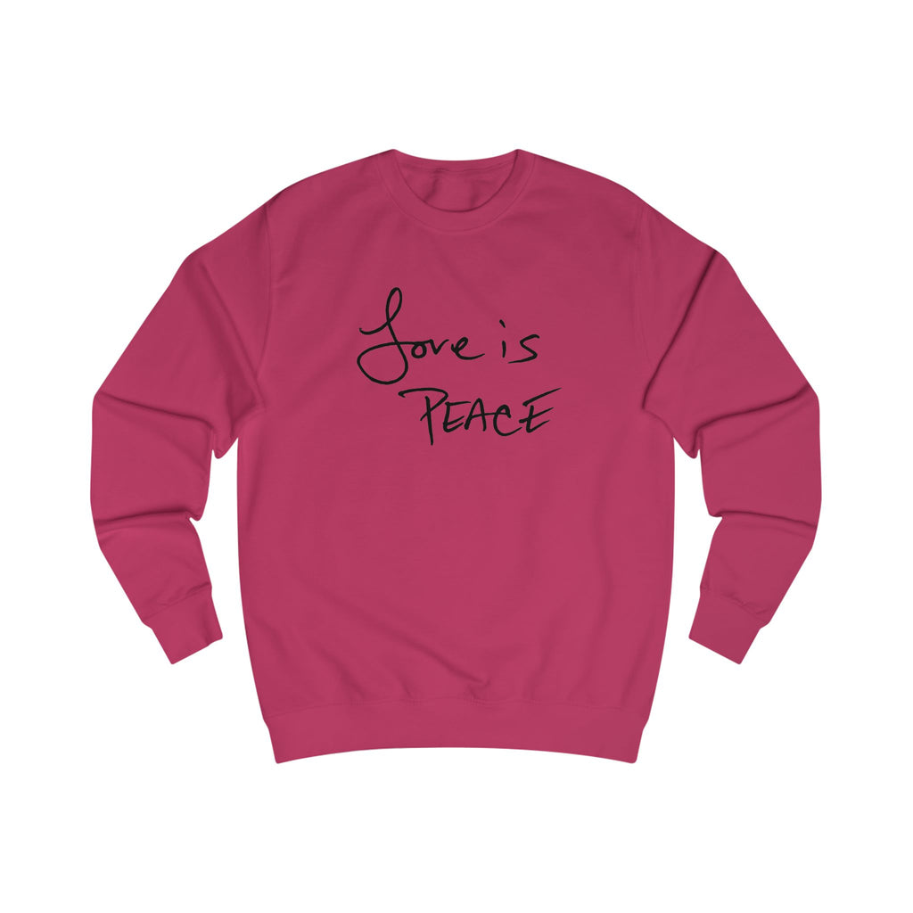 Love is Peace Activewear Crewneck Pullover Sweatshirt