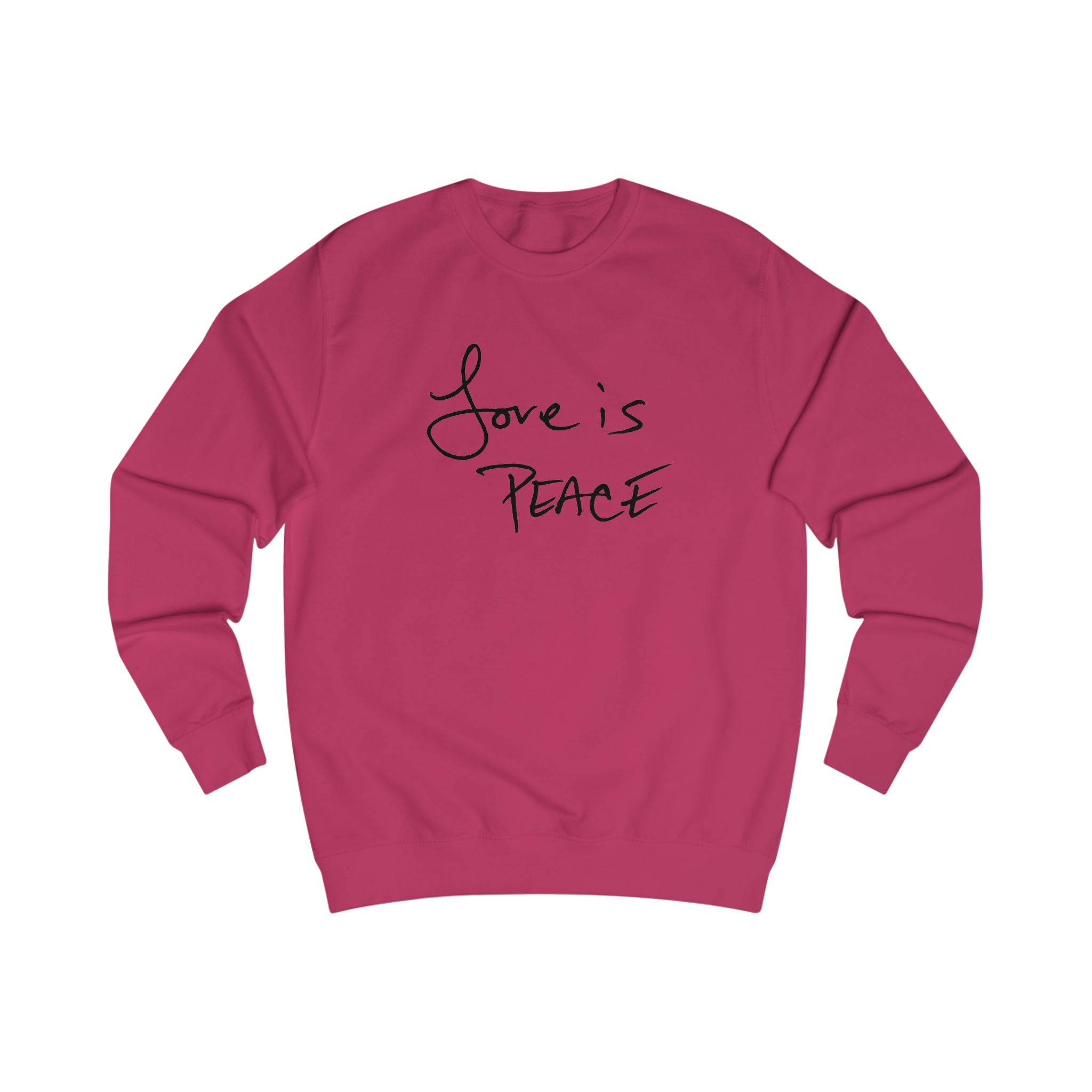 Love is Peace Activewear Crewneck Pullover Sweatshirt