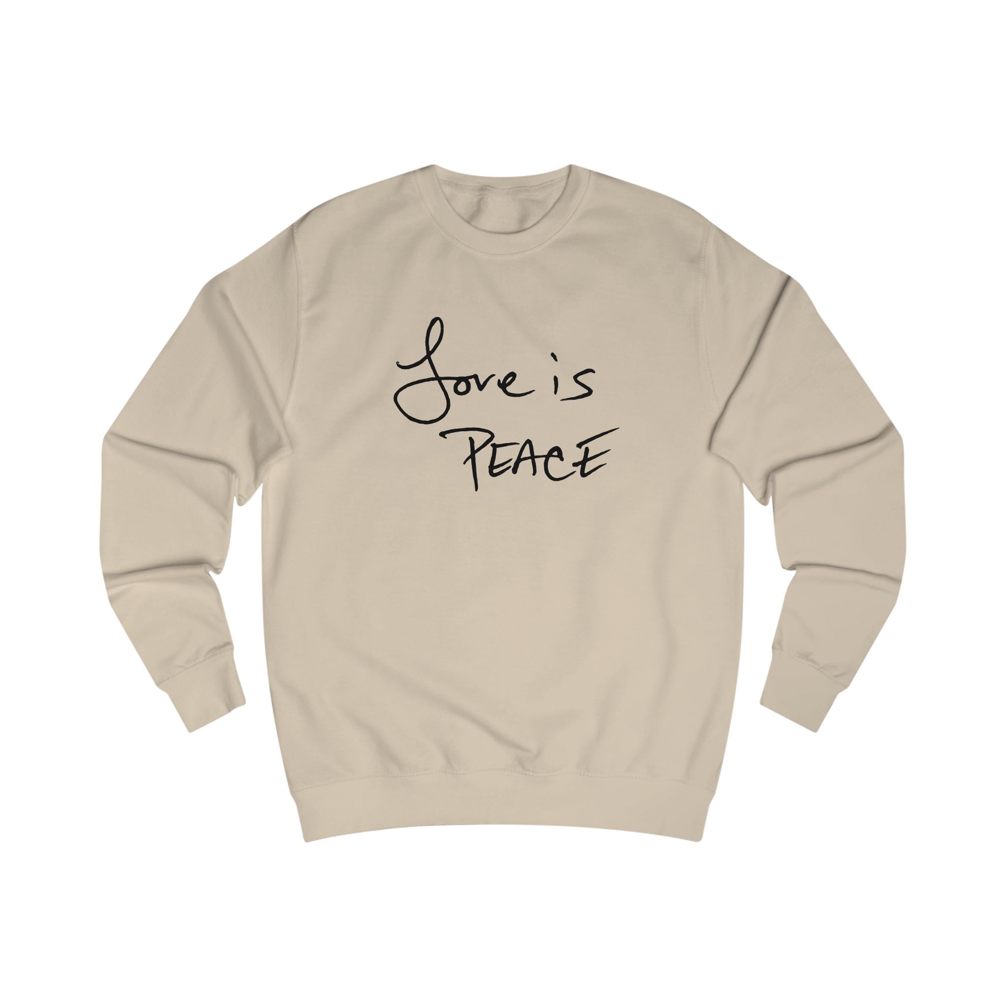 Love is Peace Activewear Crewneck Pullover Sweatshirt