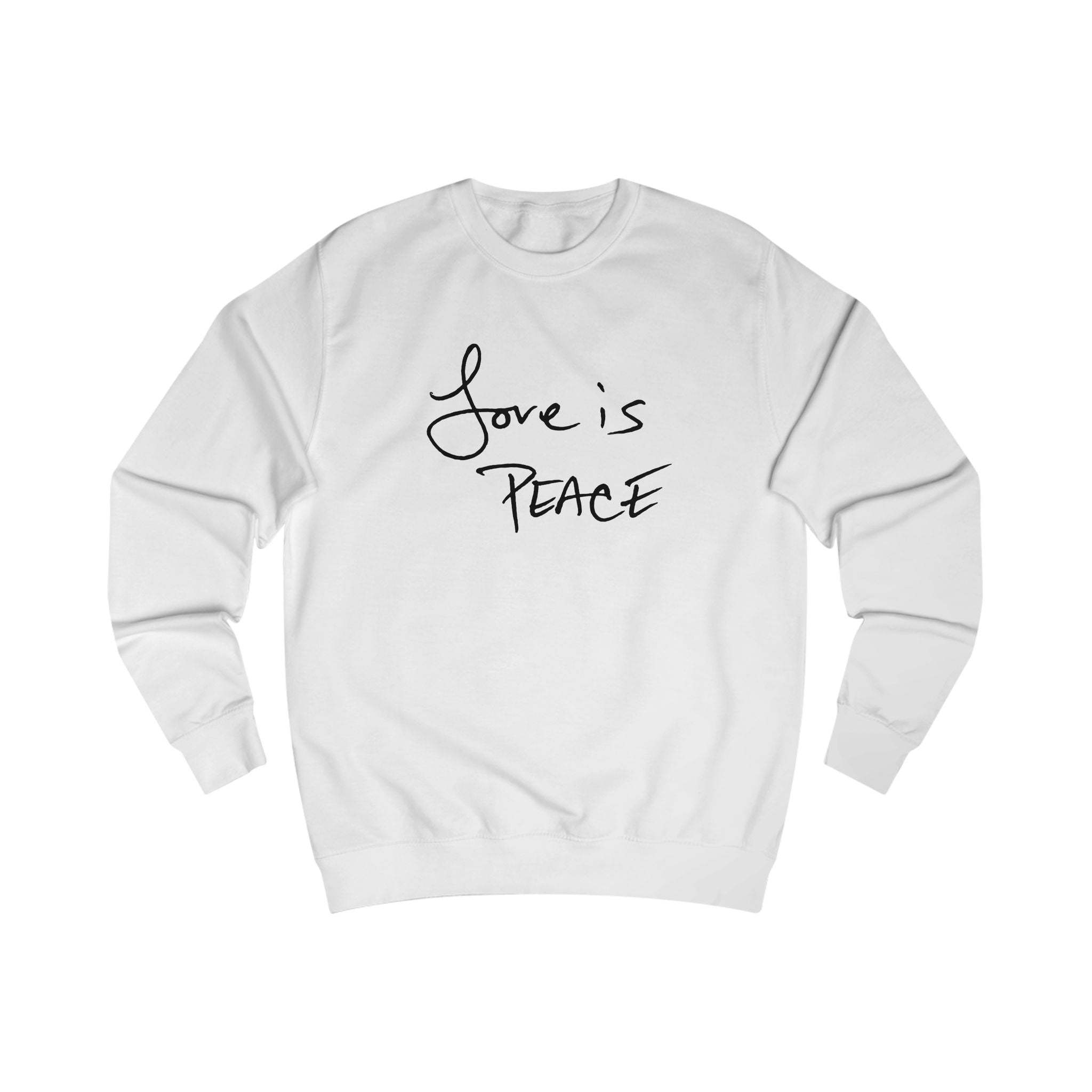 Love is Peace Activewear Crewneck Pullover Sweatshirt