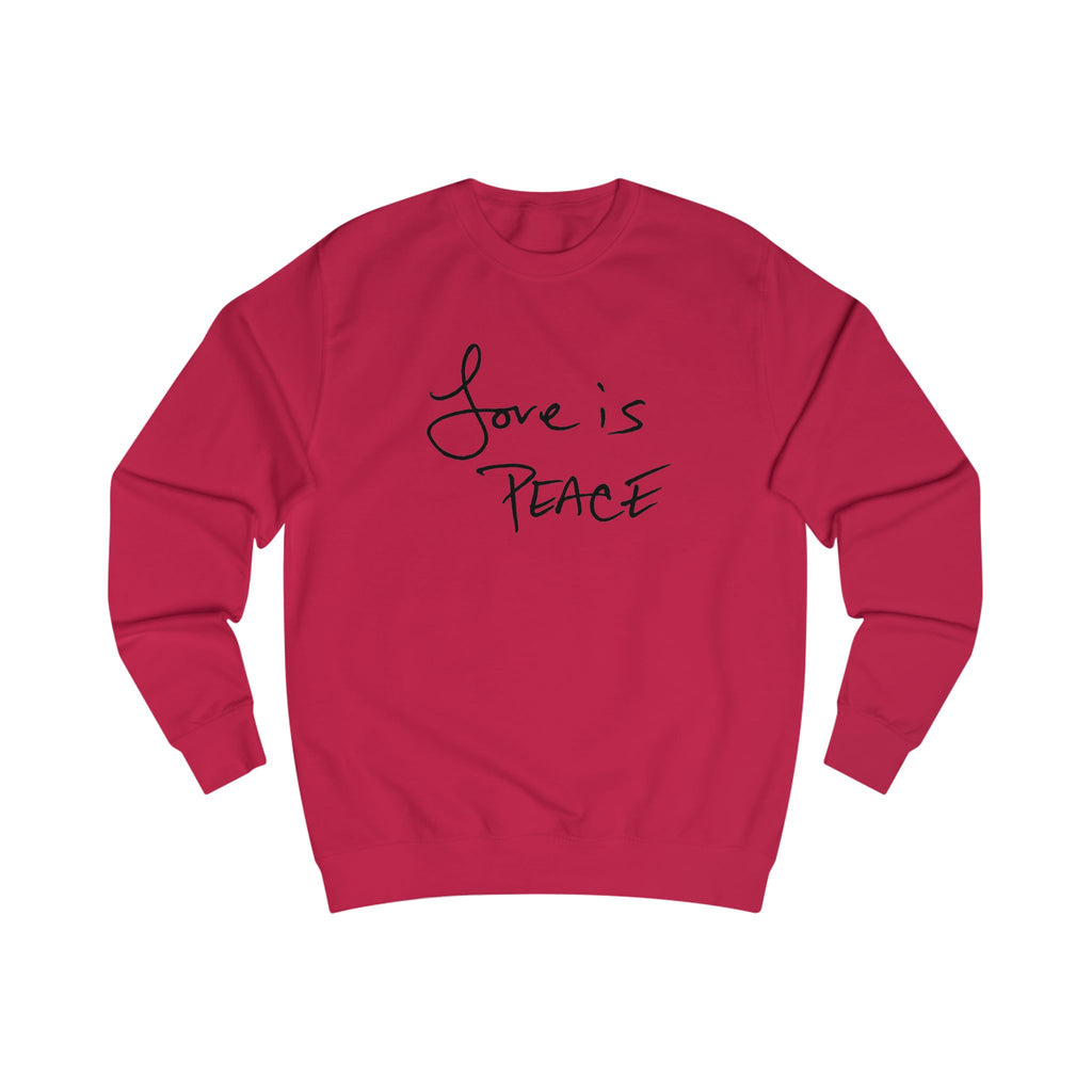 Love is Peace Activewear Crewneck Pullover Sweatshirt