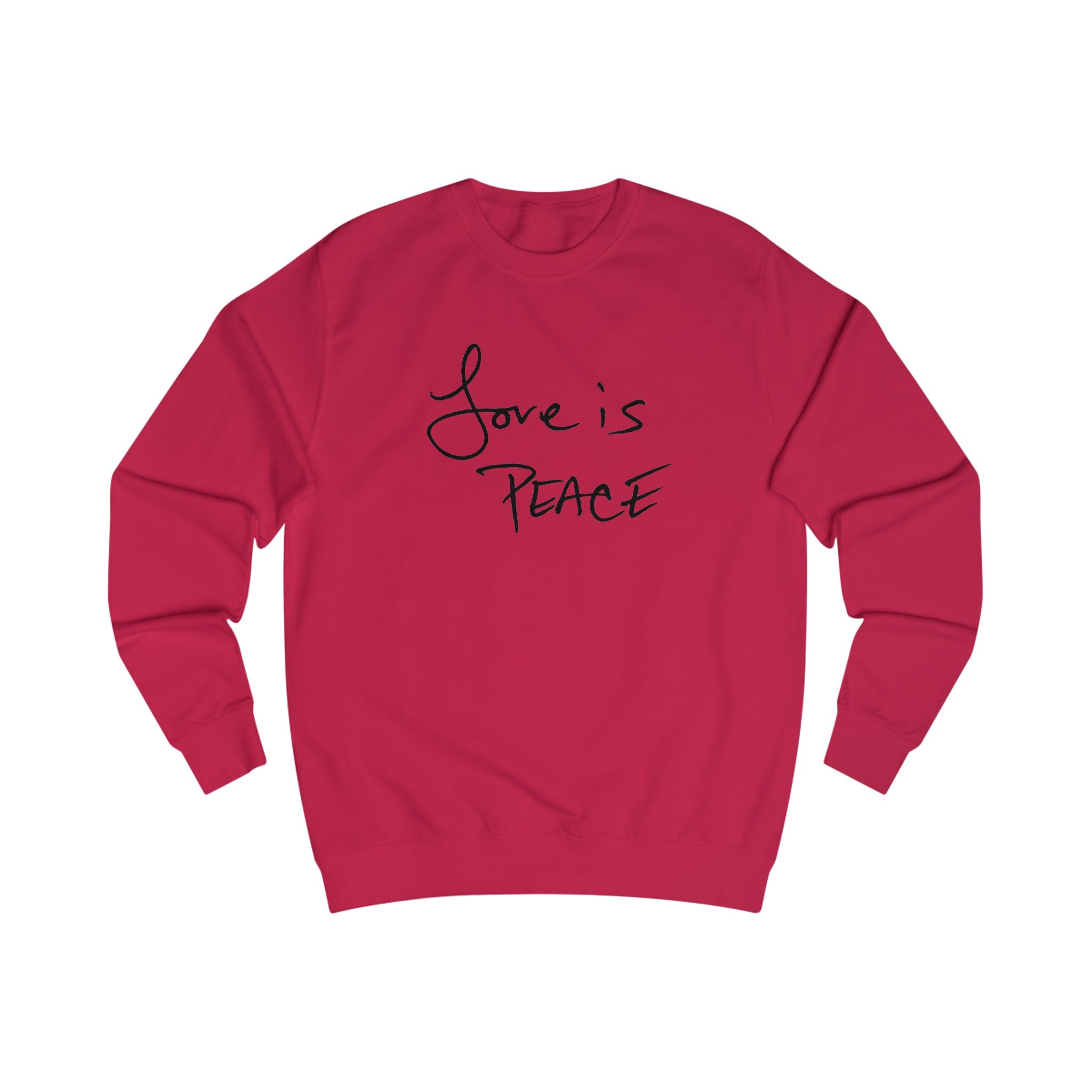 Love is Peace Activewear Crewneck Pullover Sweatshirt