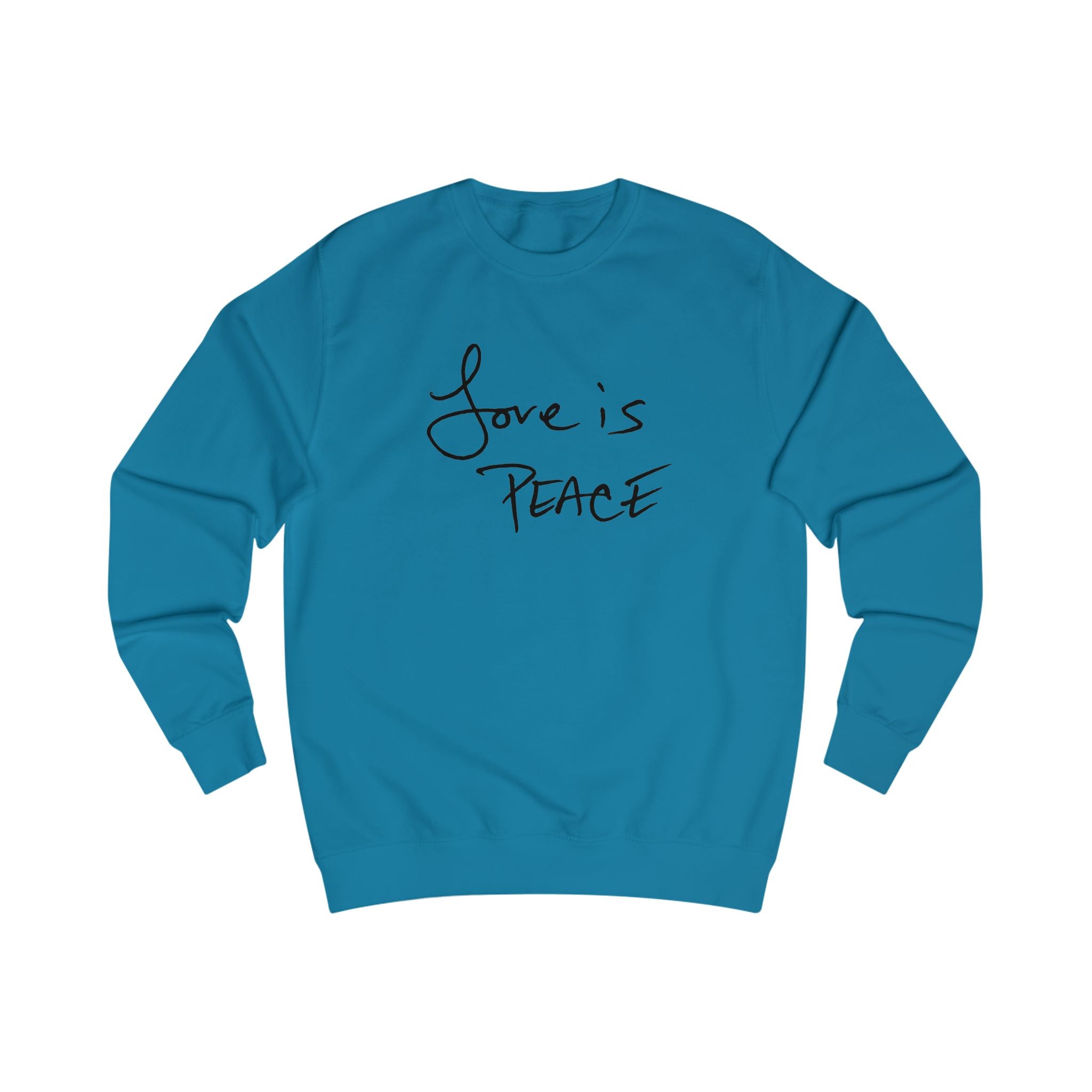 Love is Peace Activewear Crewneck Pullover Sweatshirt