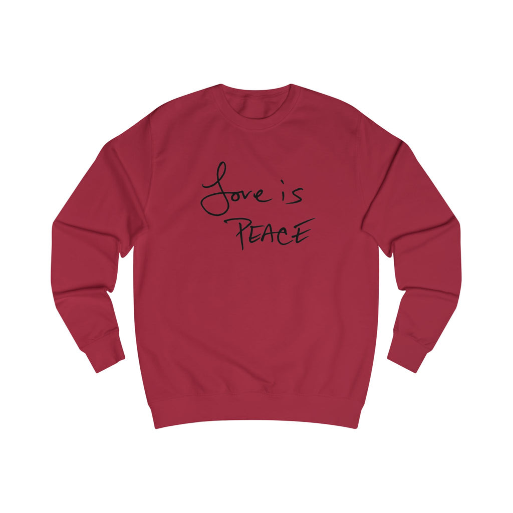 Love is Peace Activewear Crewneck Pullover Sweatshirt