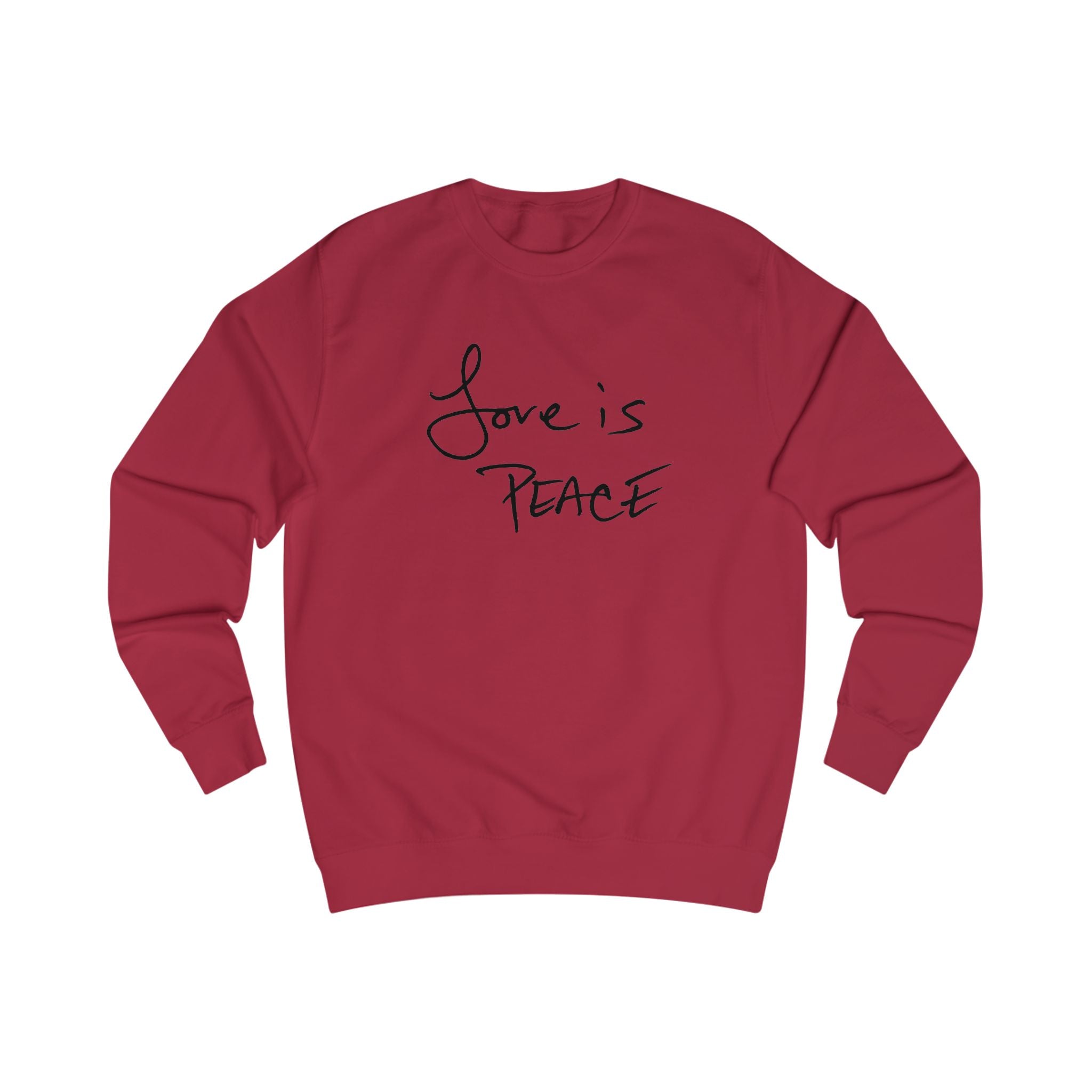 Love is Peace Activewear Crewneck Pullover Sweatshirt
