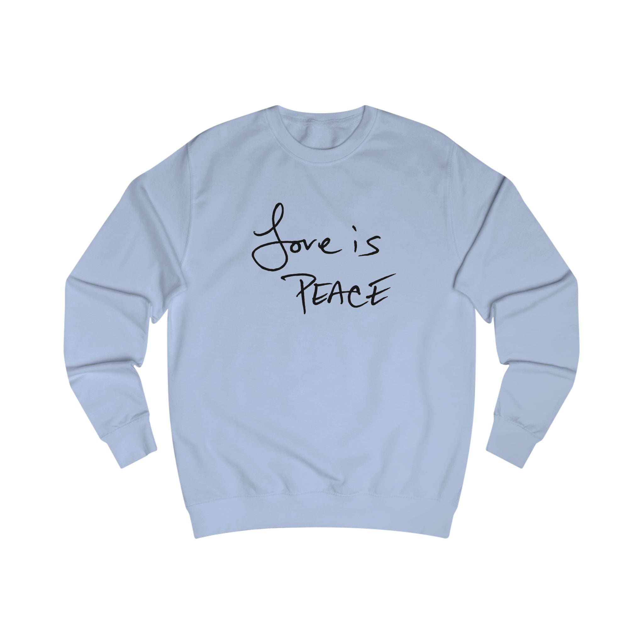 Love is Peace Activewear Crewneck Pullover Sweatshirt