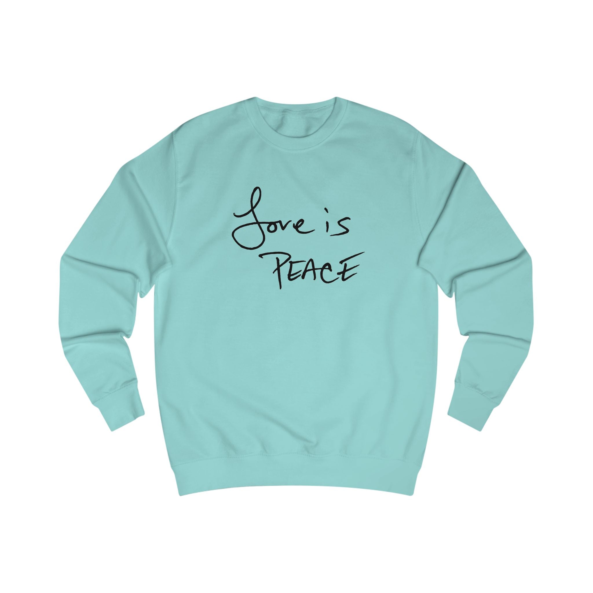 Love is Peace Activewear Crewneck Pullover Sweatshirt
