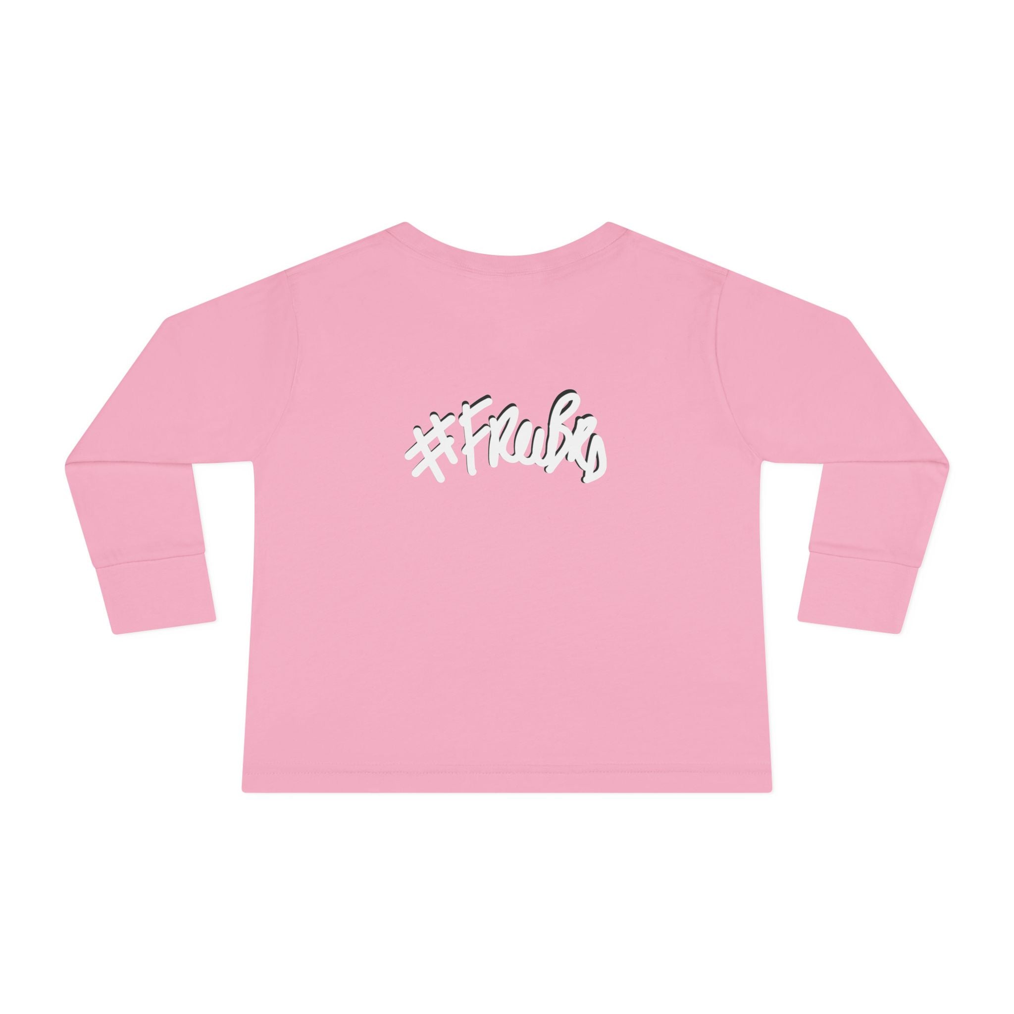 Toddler Long Sleeve Tee with Playful Rocket Graphic Design