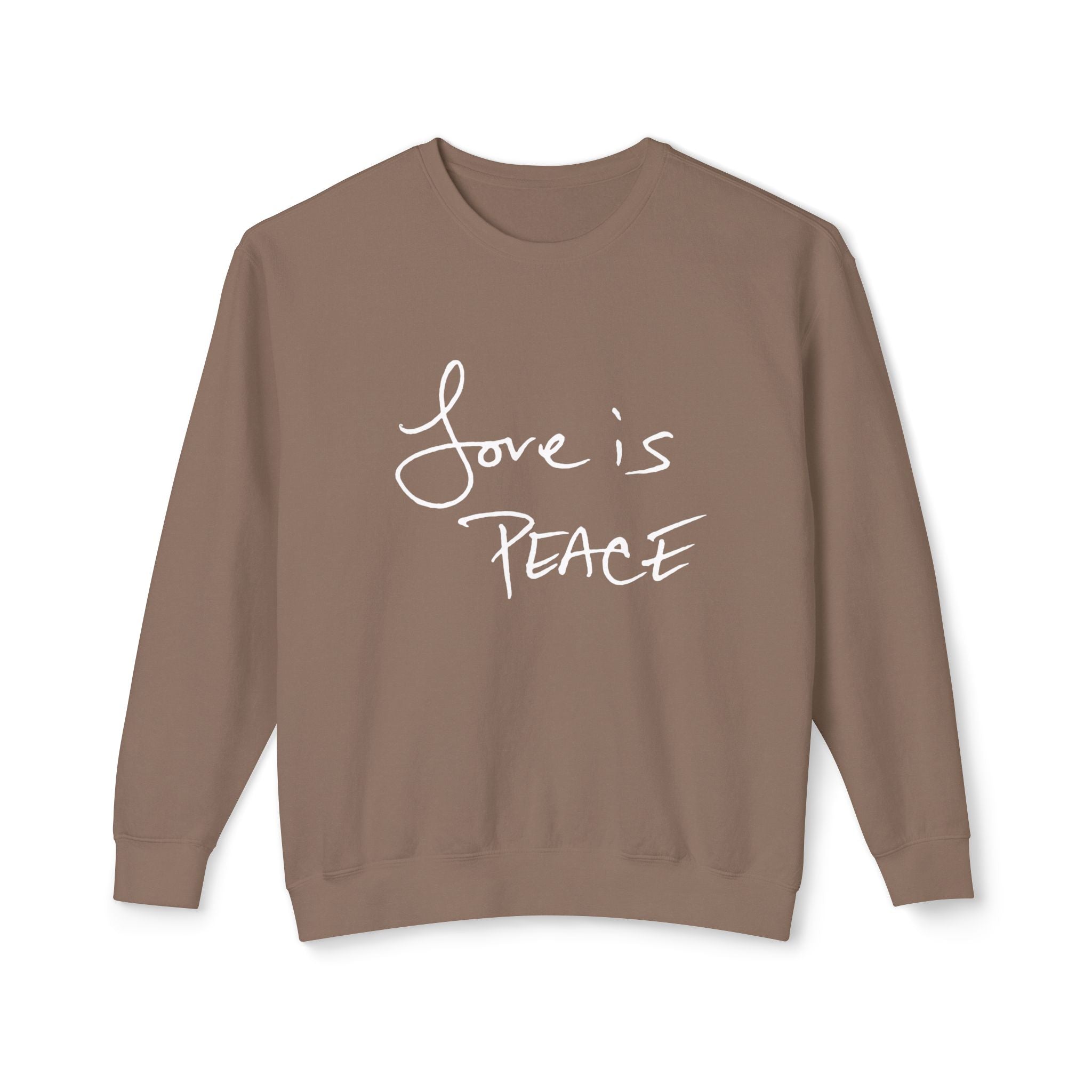 Love is Peace Activewear Crewneck Pullover Sweatshirt