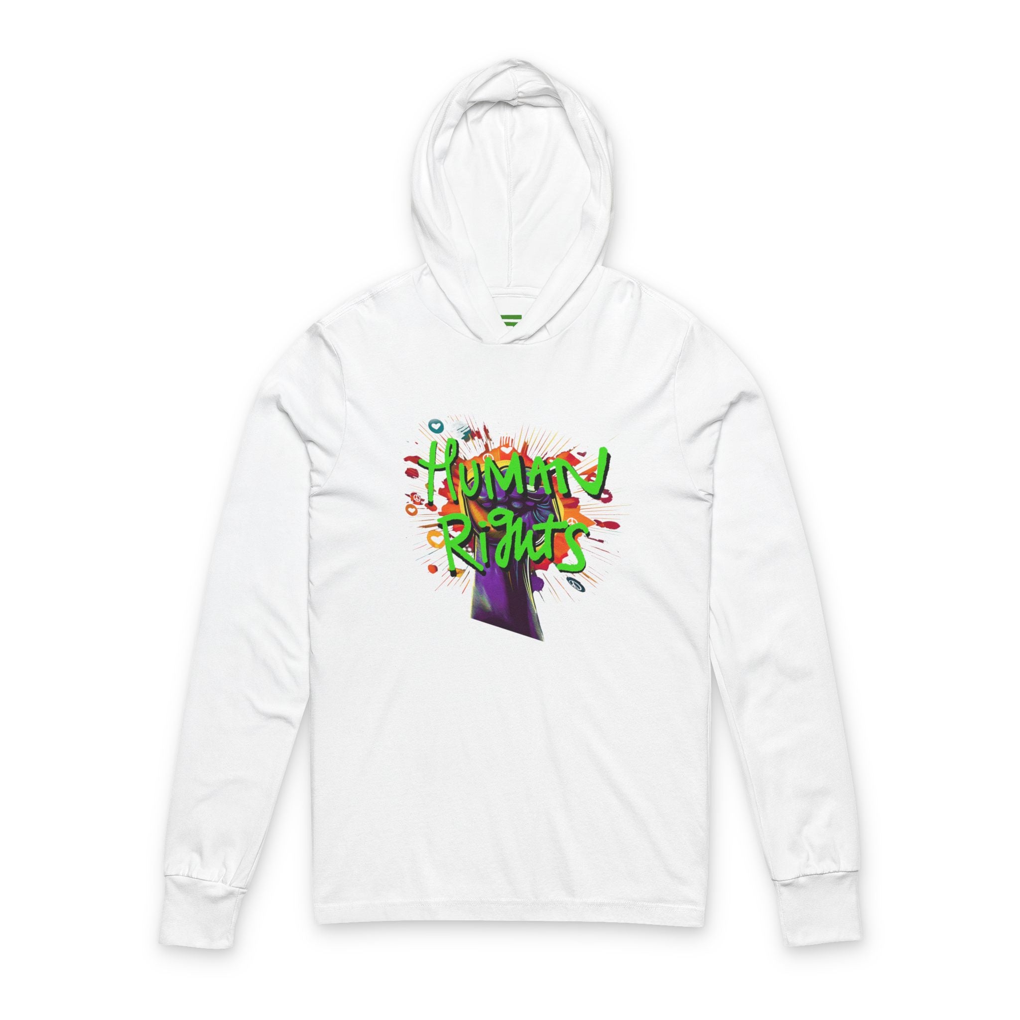 Human Rights Graffiti Hooded Tee