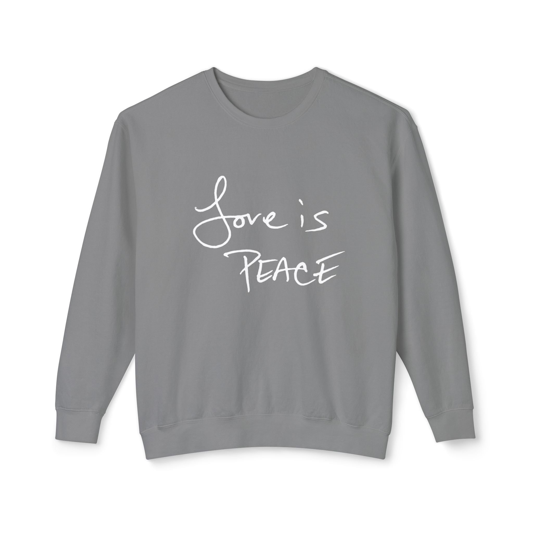 Love is Peace Activewear Crewneck Pullover Sweatshirt