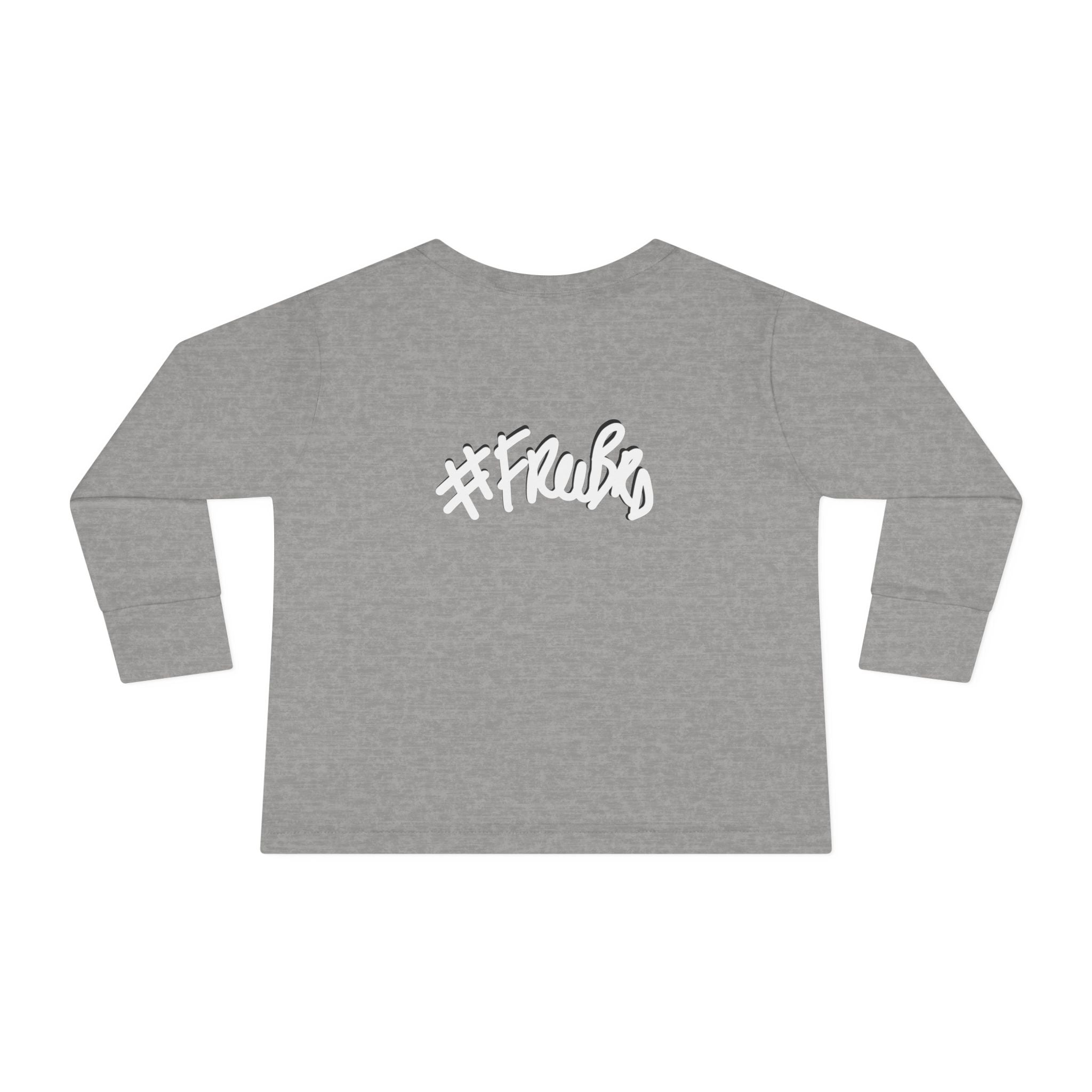 Toddler Long Sleeve Tee with Playful Rocket Graphic Design
