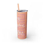 Skinny Tumbler with Straw — Making Positive Changes