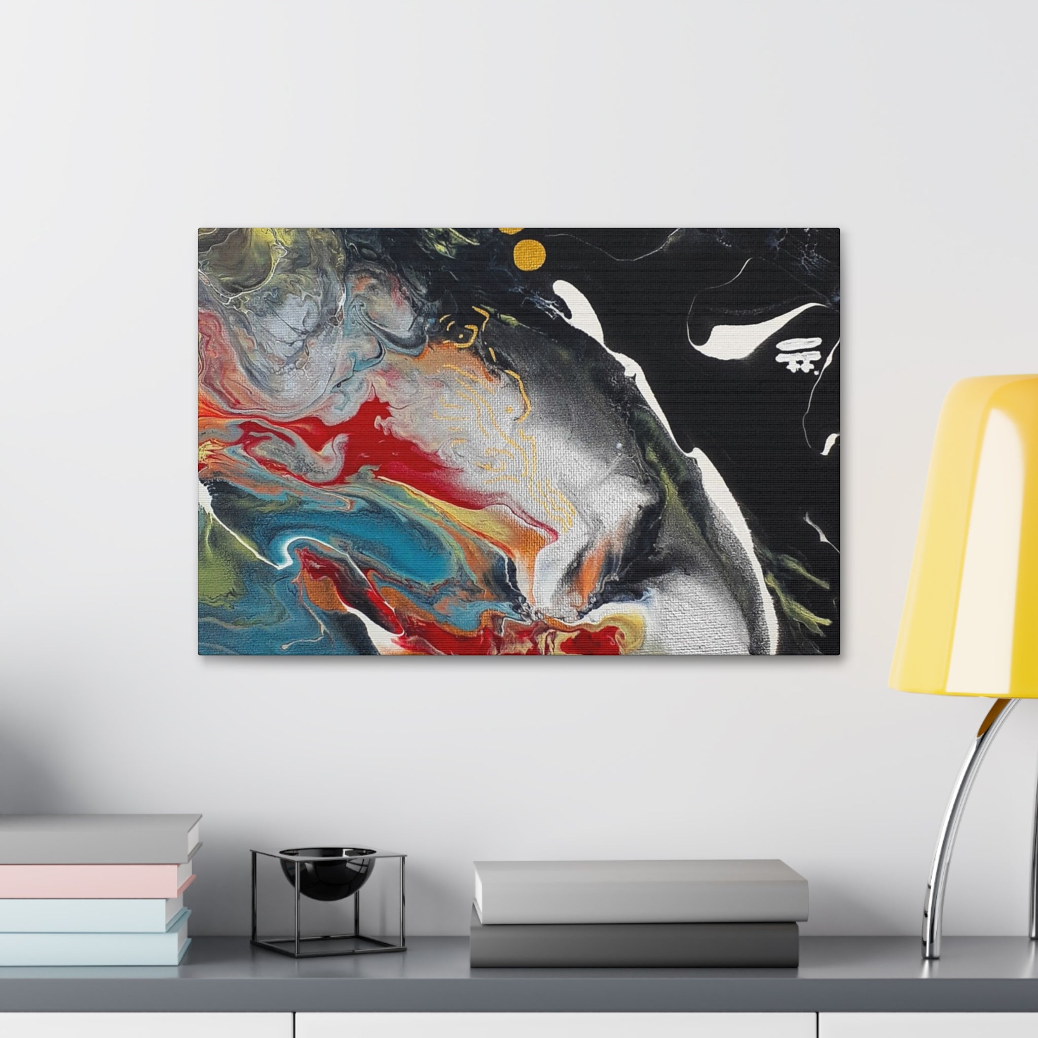"Silver Bird" Modern Abstract Canvas Art Wall Decor