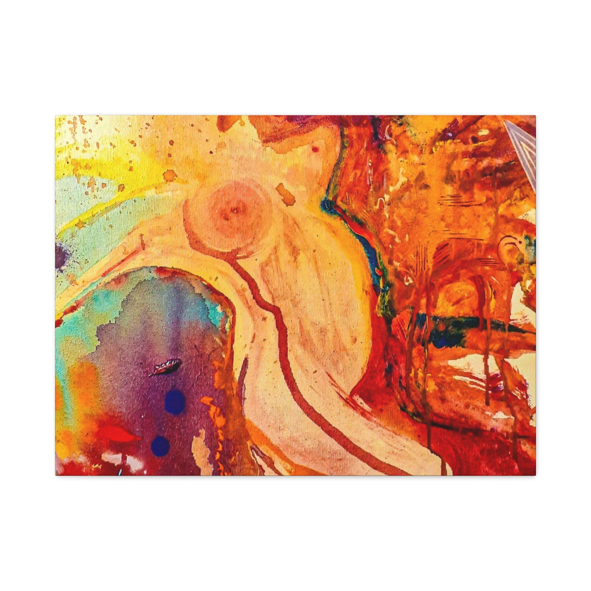 "WWW" Contemporary Abstract Nude Gesture Wall Art