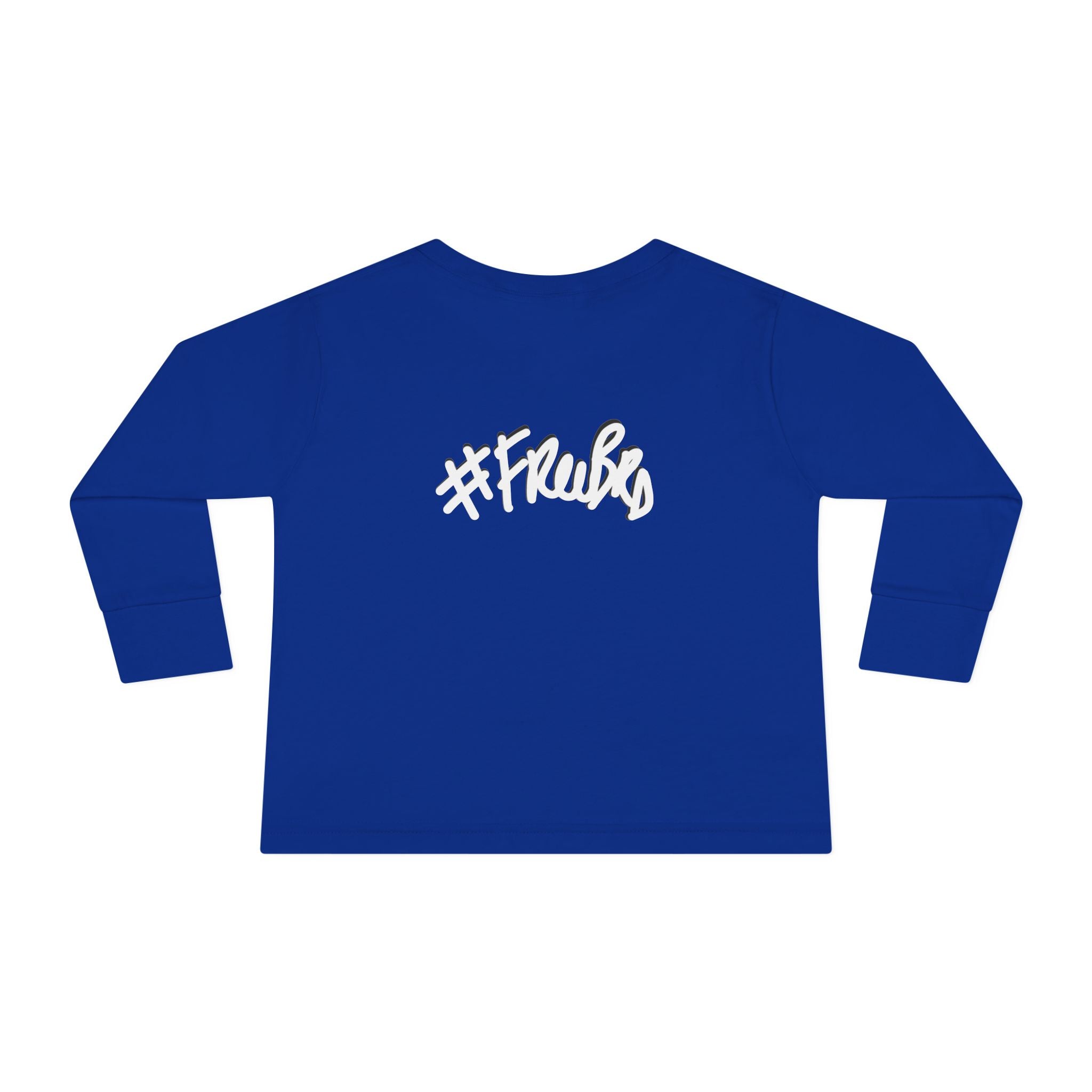 Toddler Long Sleeve Tee with Playful Rocket Graphic Design
