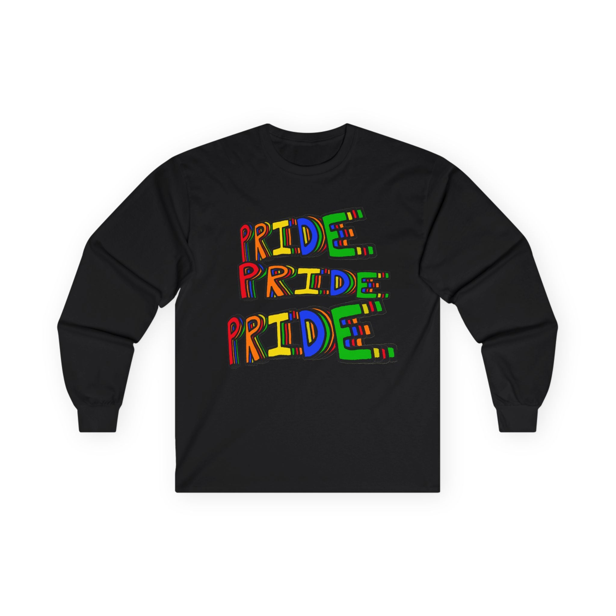 Pride Rainbow Graphic Long Sleeve Tee