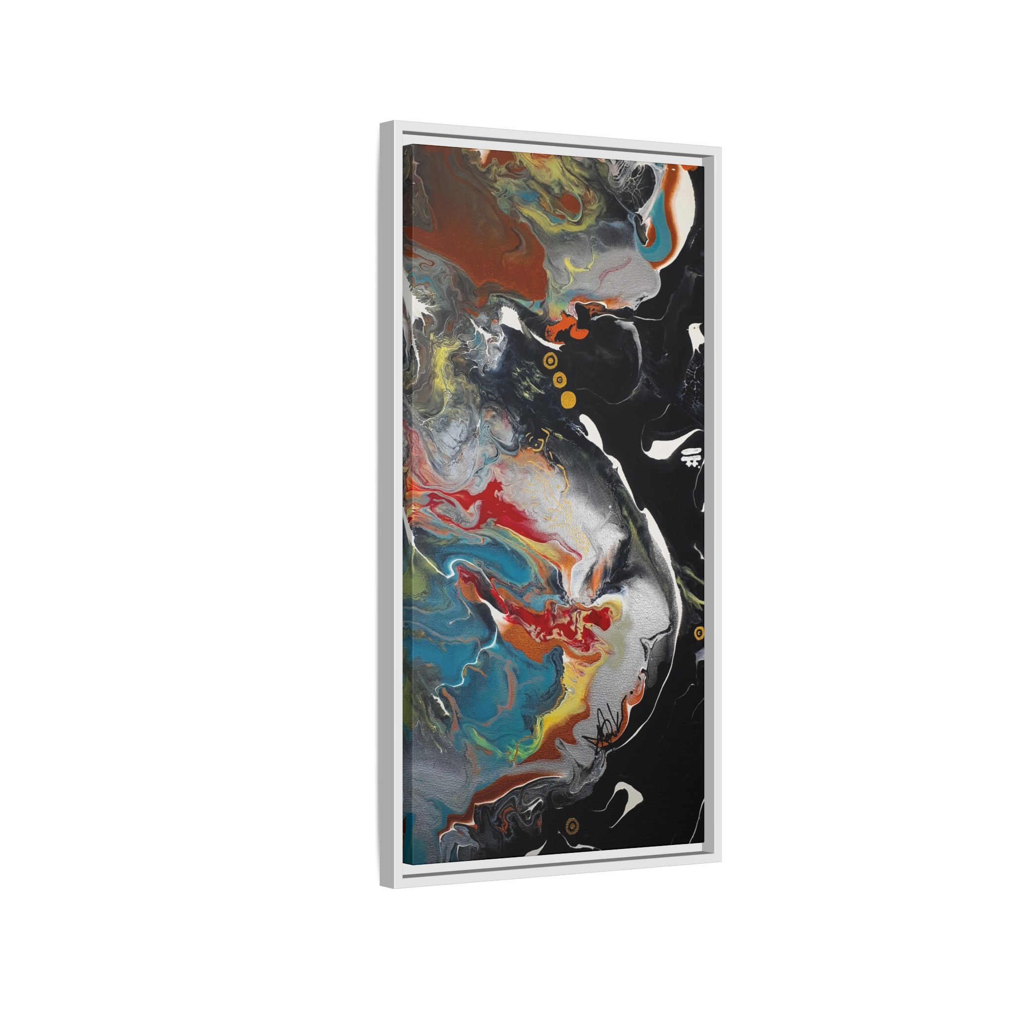 Silver Bird Modern Abstract Canvas Wall Art Decor