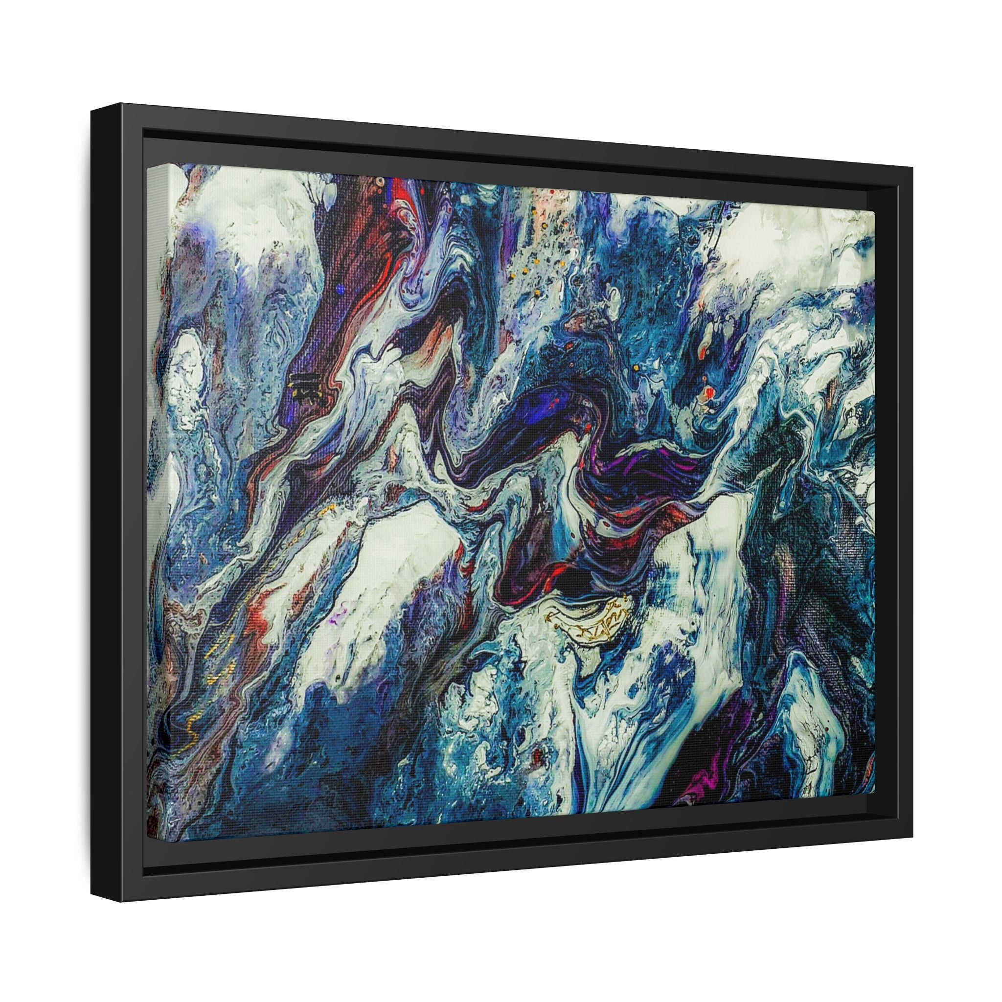 Contemporary Abstract Framed Wall Art Decor