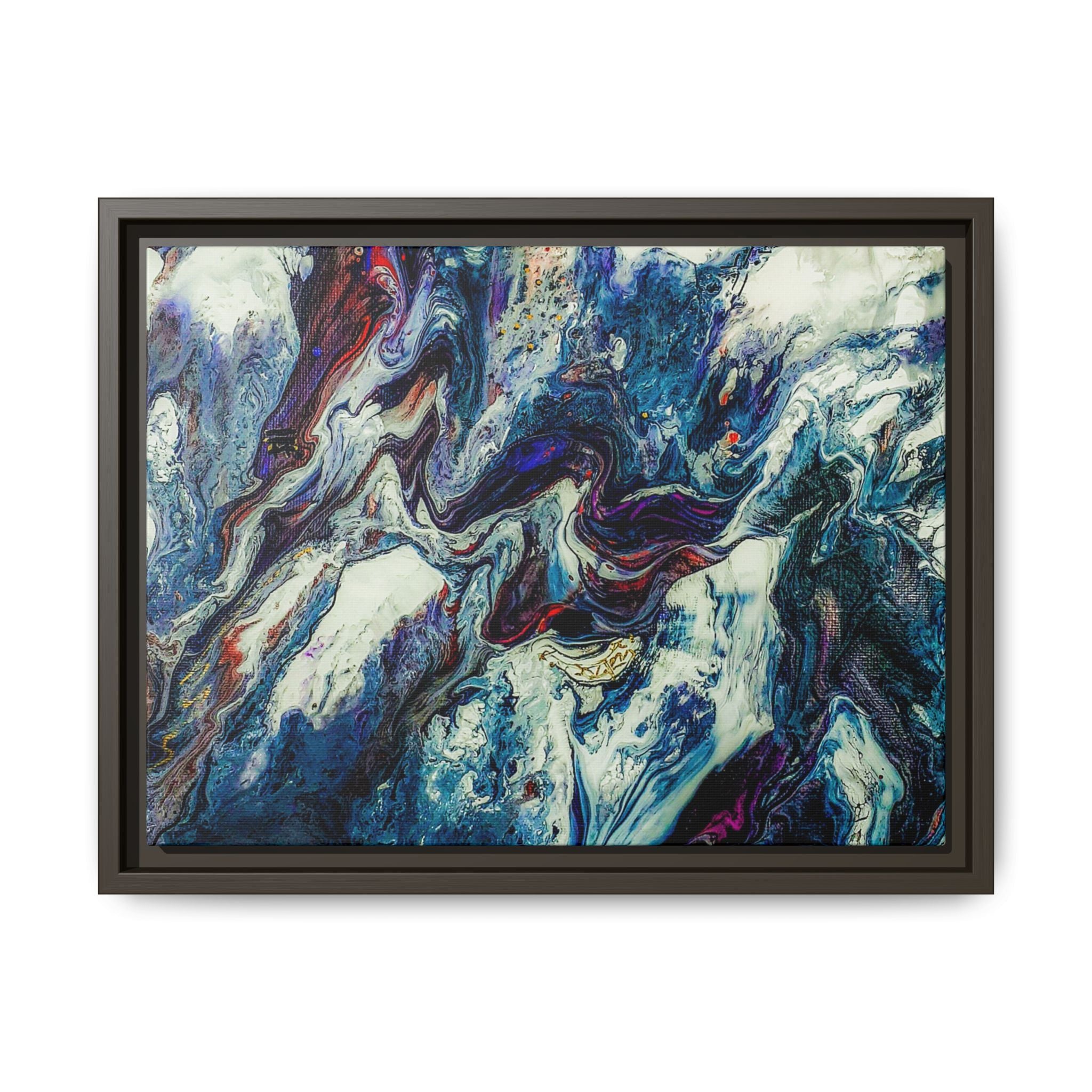 Contemporary Abstract Framed Wall Art Decor