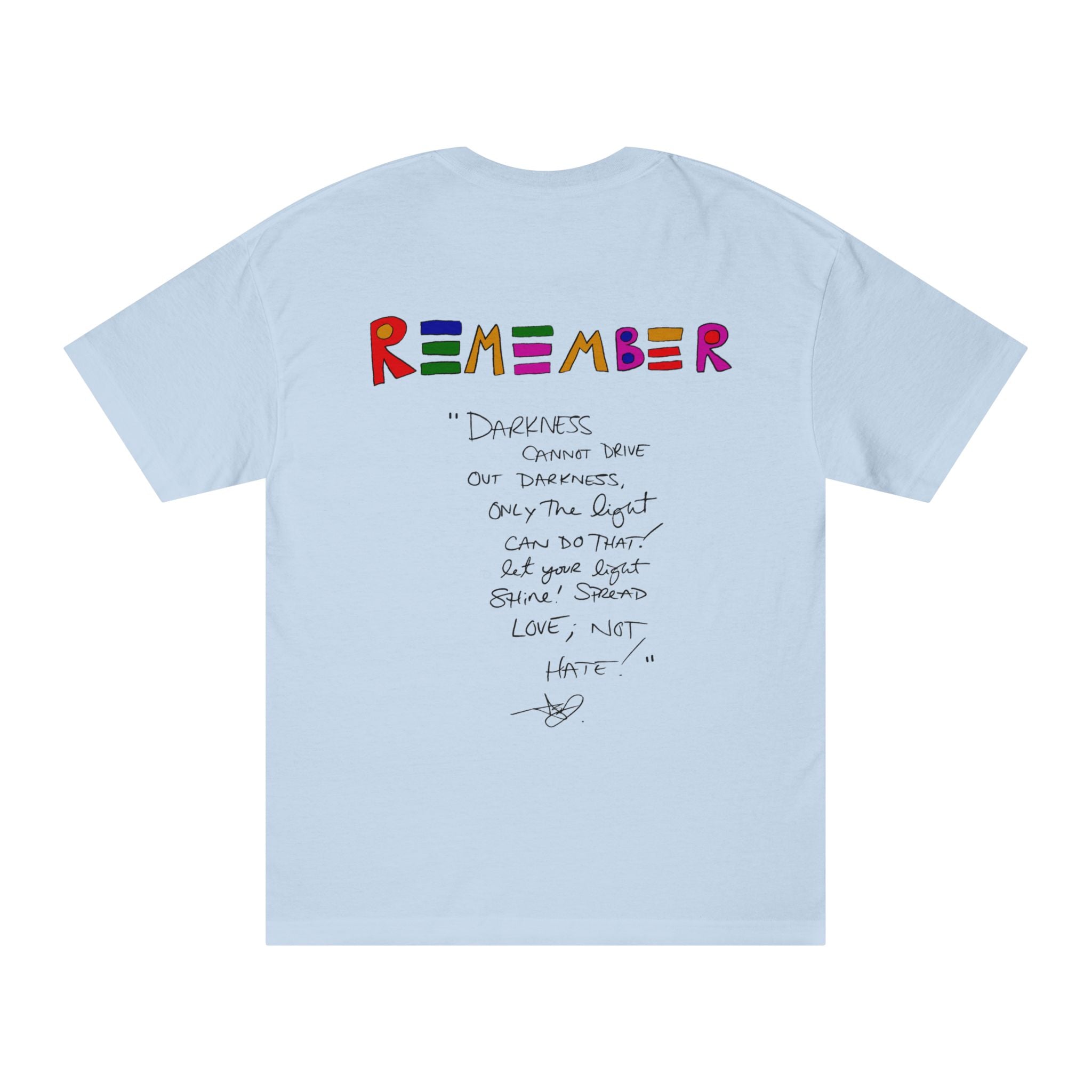 Spread Love Daily Positive Message Tee, Casual Everyday Apparel