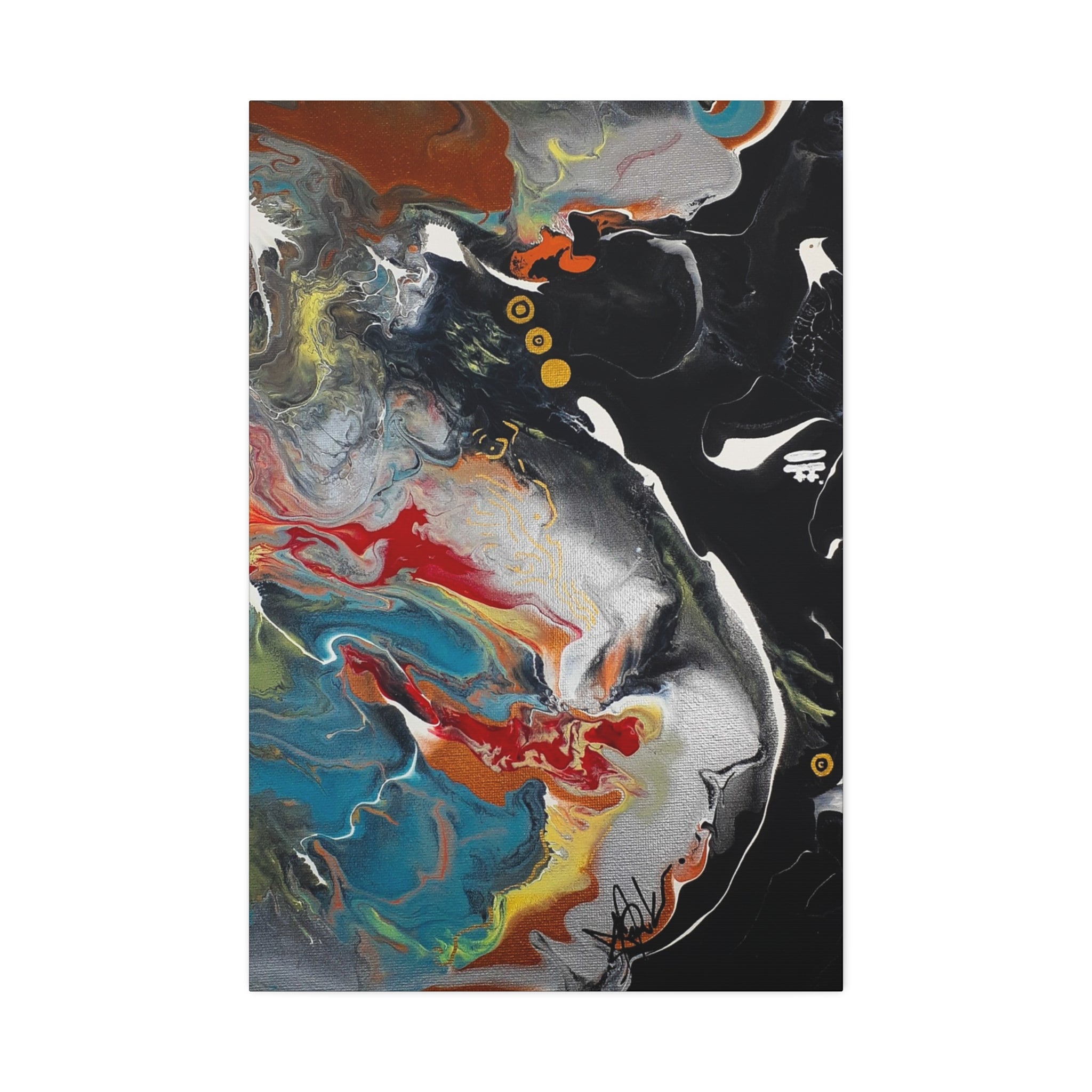 "Silver Bird" Modern Abstract Canvas Art Wall Decor