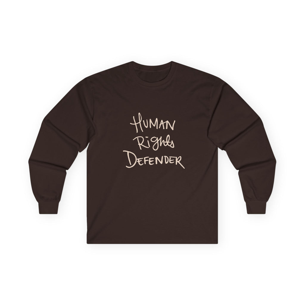 Human Rights Defender Long Sleeve Tee