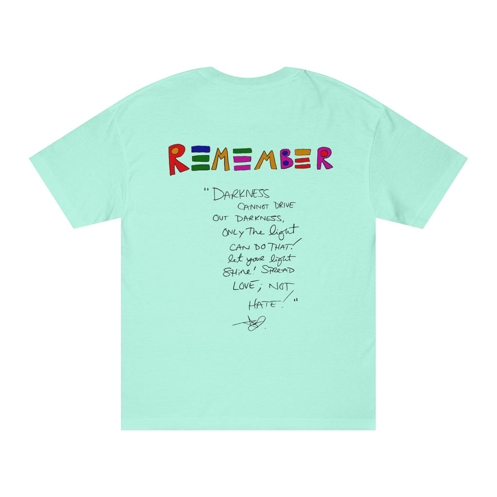 Spread Love Daily Positive Message Tee, Casual Everyday Apparel