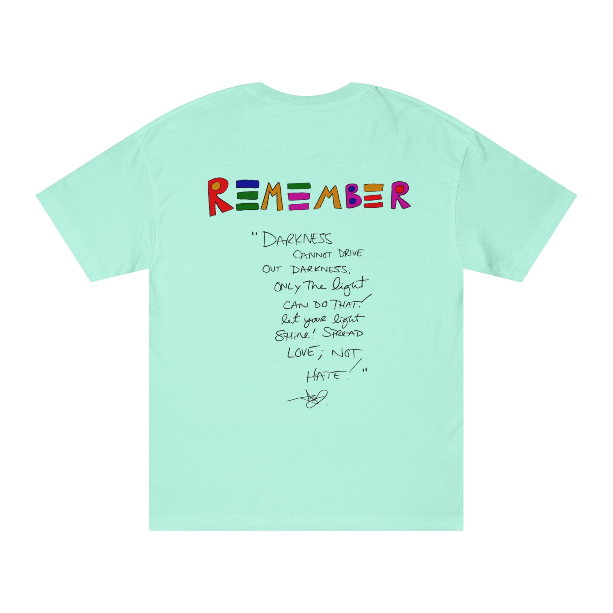 Spread Love Daily Positive Message Tee, Casual Everyday Apparel
