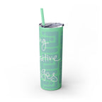 Skinny Tumbler with Straw — Making Positive Changes