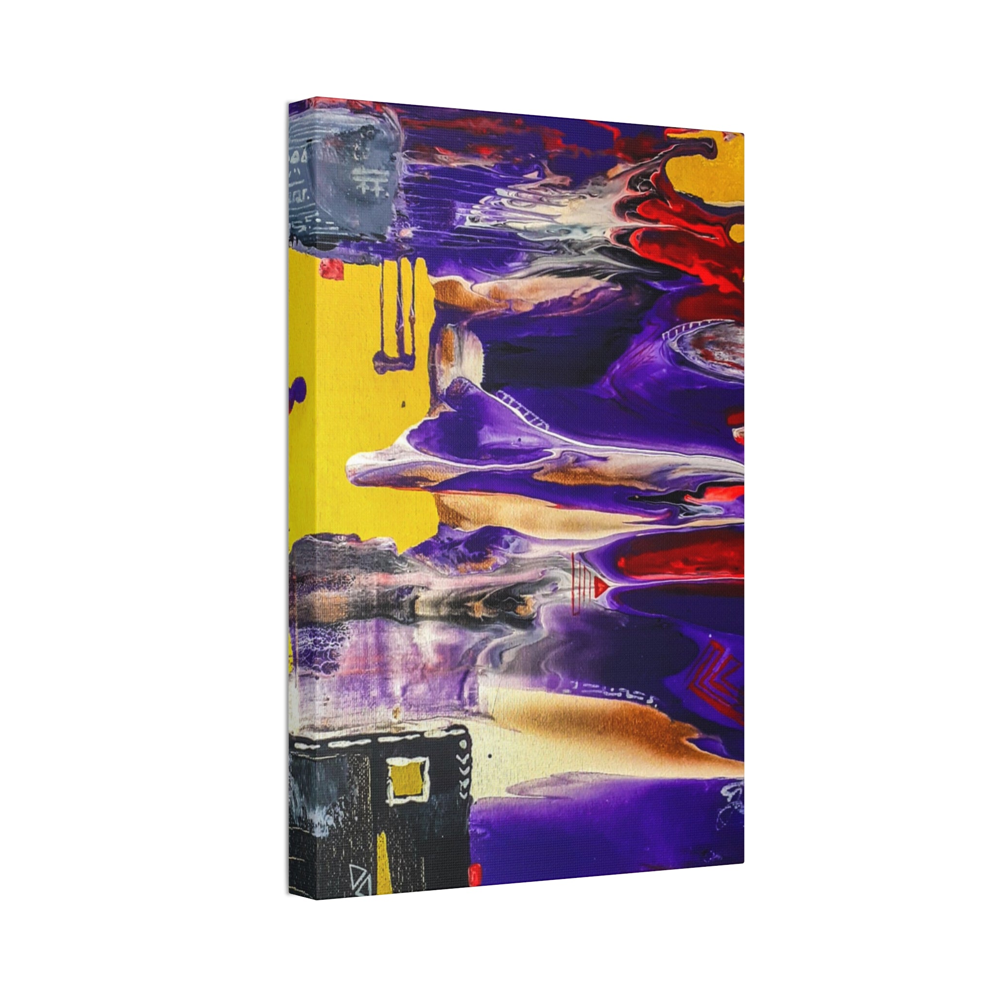 Vibrant Tribal Abstract Canvas Art Wall Décor