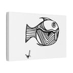 Mermaid Fish Line Art Modern Wall Decor
