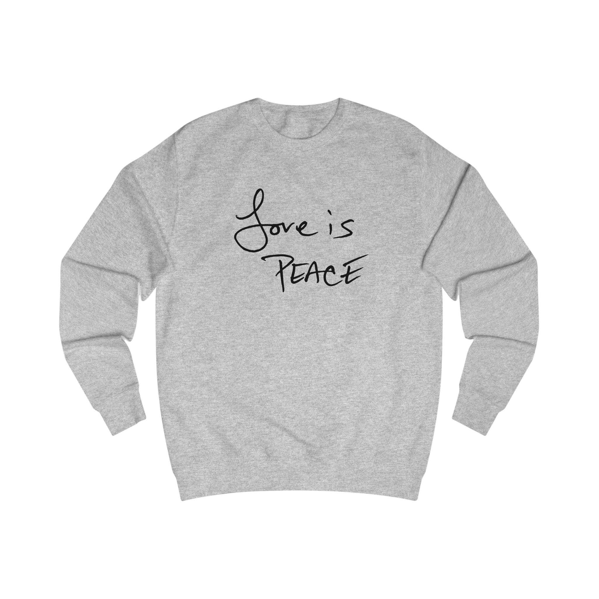 Love is Peace Activewear Crewneck Pullover Sweatshirt