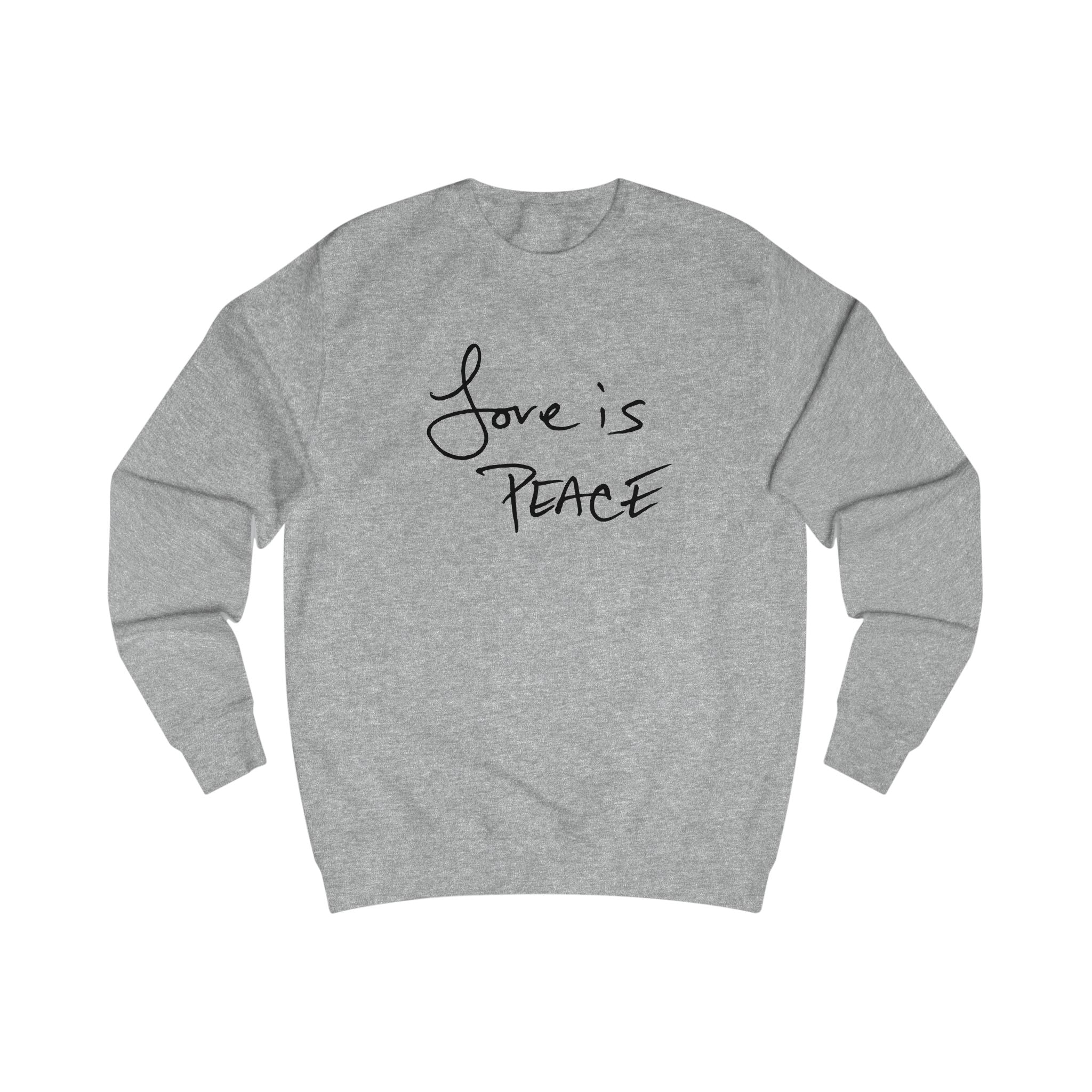 Love is Peace Activewear Crewneck Pullover Sweatshirt