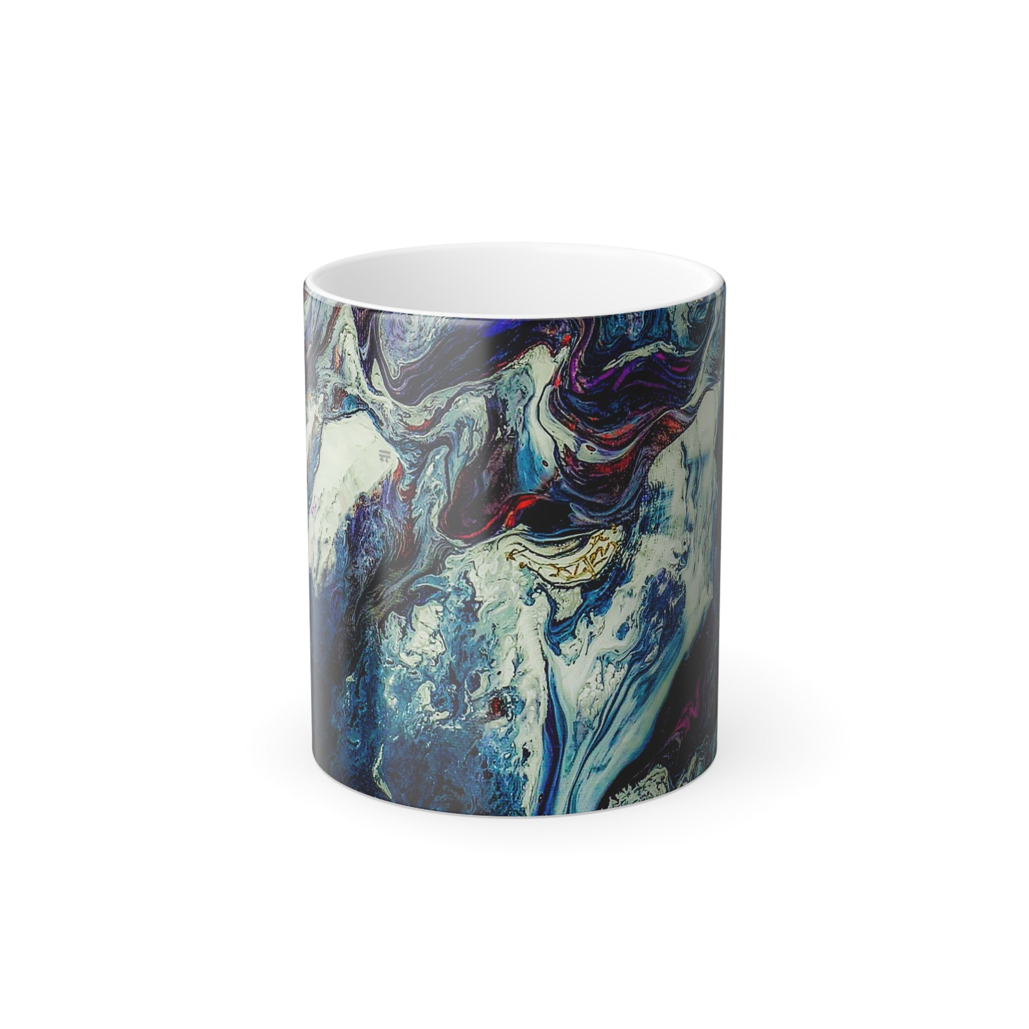 Color Changing Contemporary Abstract Coffee Mug
