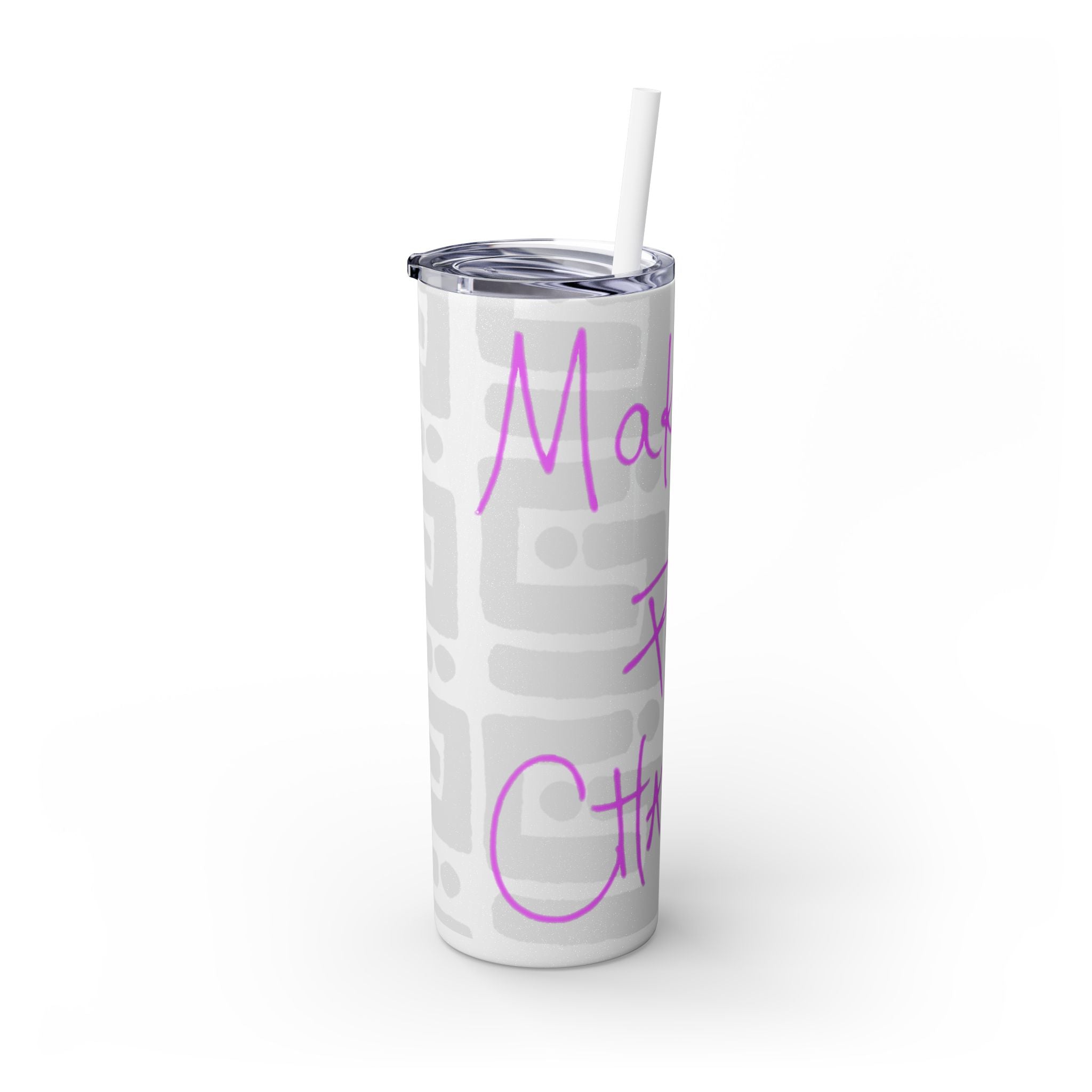 Skinny Tumbler with Straw — Making Positive Changes