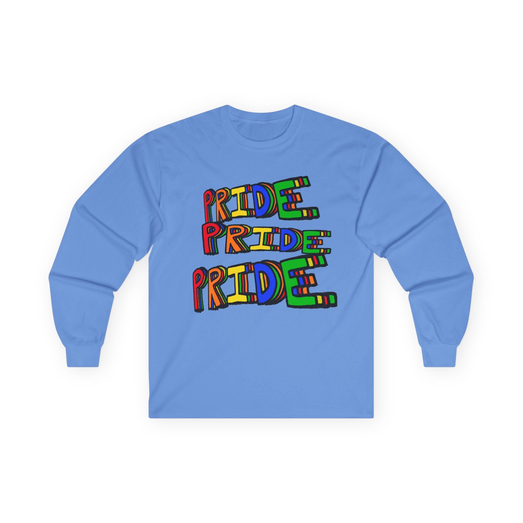Pride Rainbow Graphic Long Sleeve Tee
