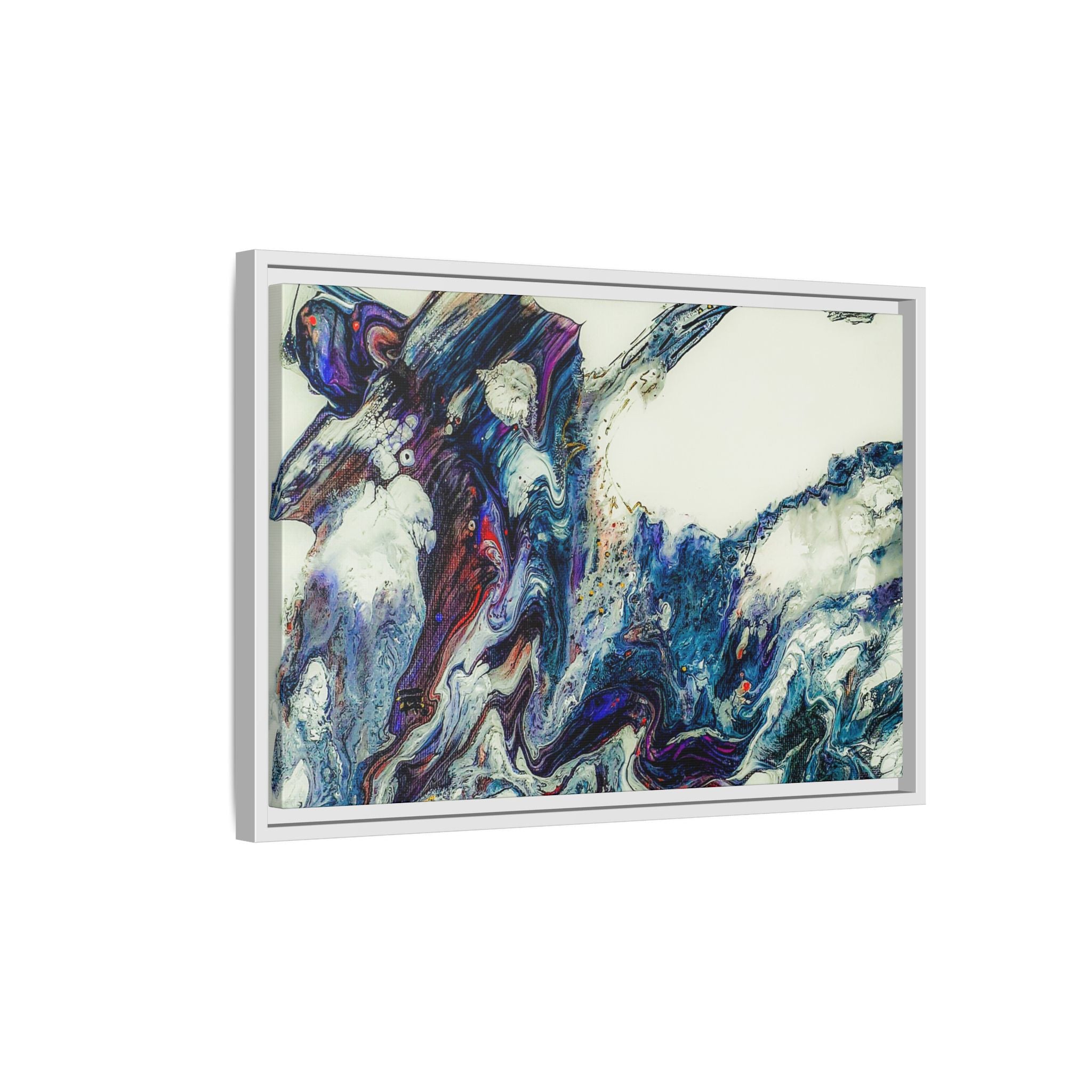 Contemporary Abstract Framed Wall Art Decor