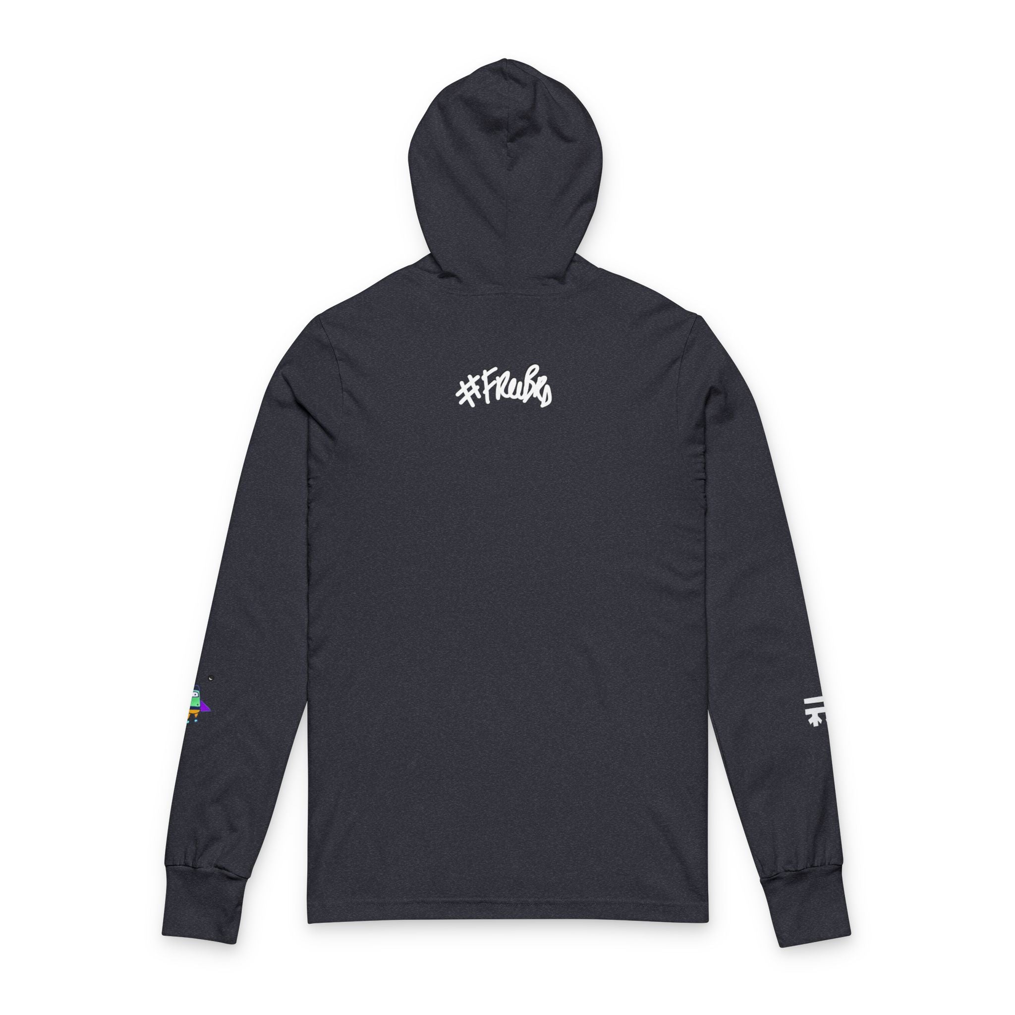 Outer Space Graphic Long Sleeve,  Hooded Active Streetwear